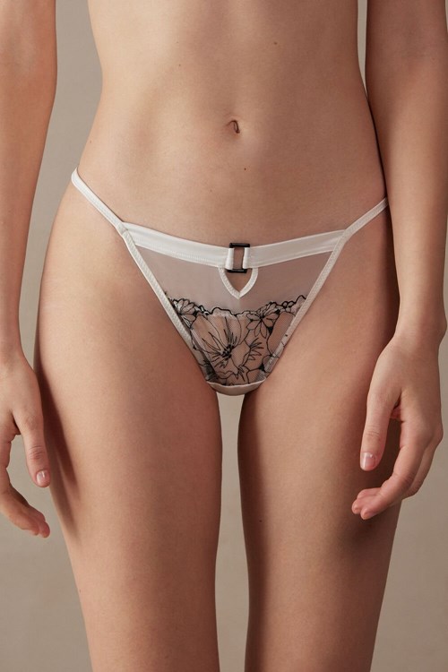 Ivory Intimissimi Pure Joy String Thong | VDMSQ8571