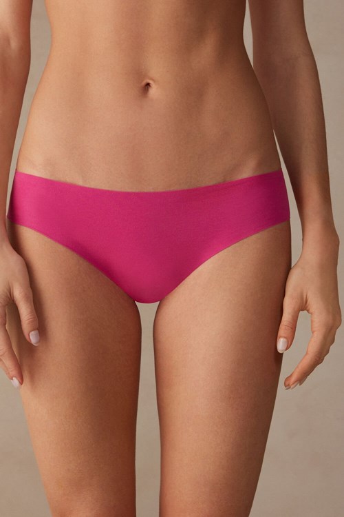 Pink - 206j - Valentine Pink Intimissimi Seamless Supima® Cotton Panties | KROJB7081