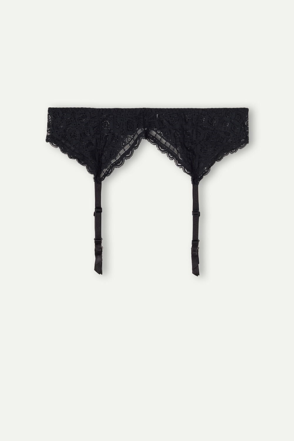 019 - Black Intimissimi Lace Garter Belt | TEWAP2675