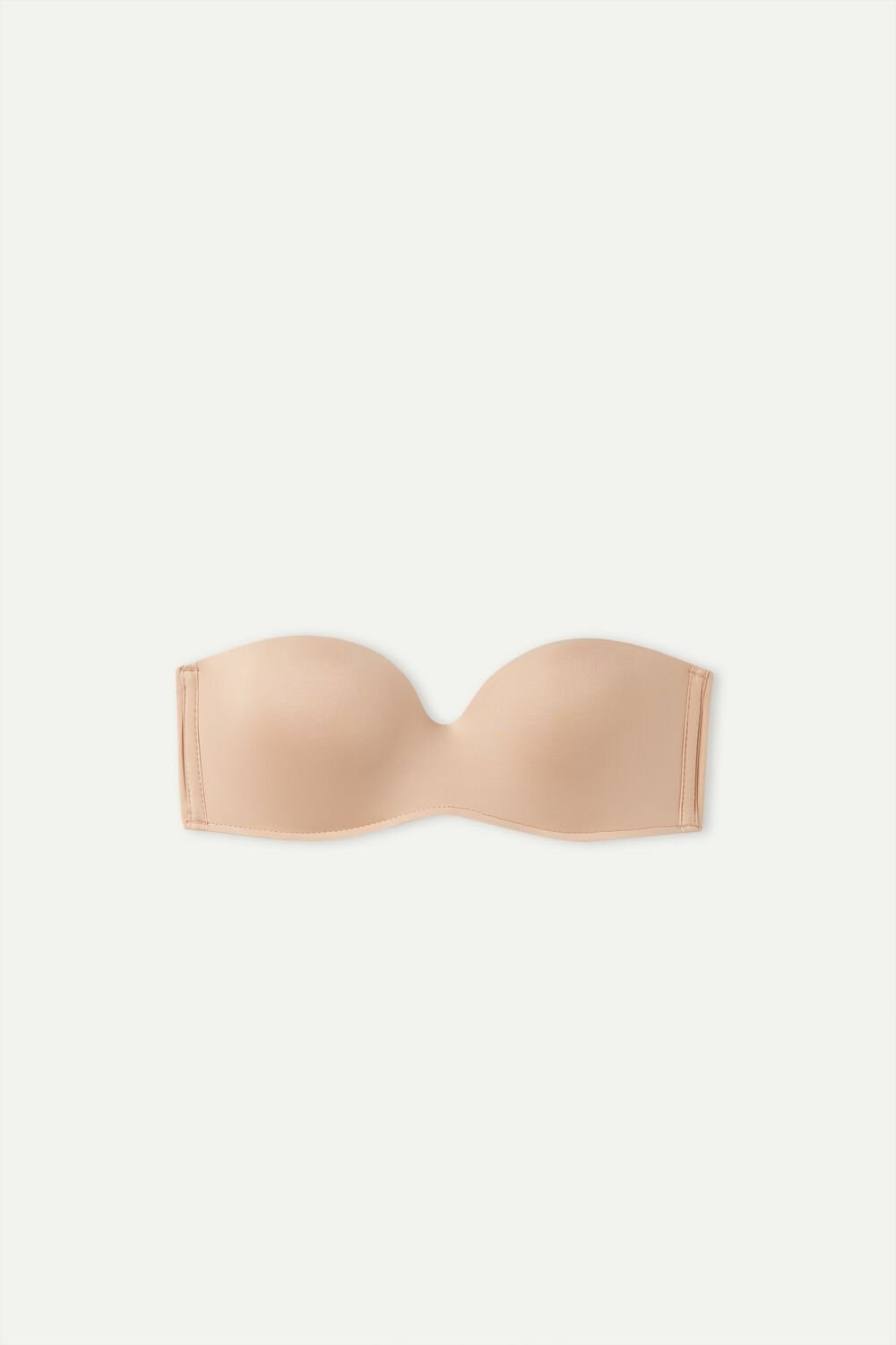 044 - Soft Beige Intimissimi Gioia Bandeau Bra in Ultralight Microfiber | JQGUO9682