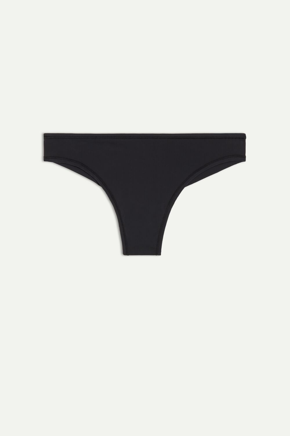 Black - 019 - Black Intimissimi Brazilian Panties in Ultralight Microfiber | RQEYF1748