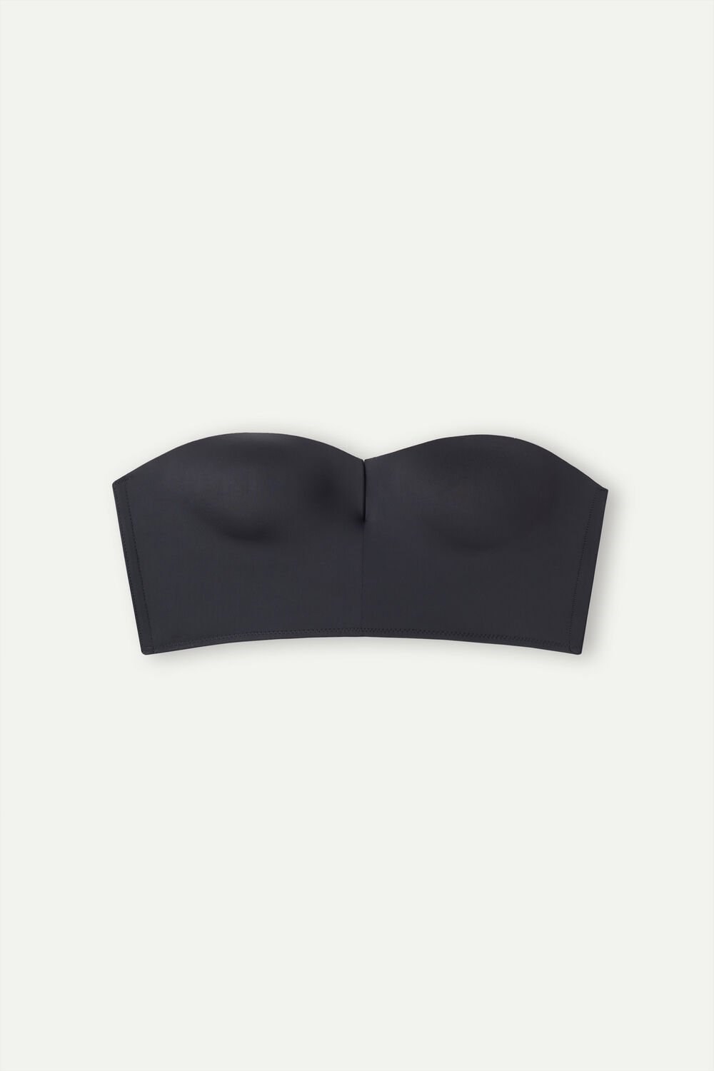 Black - 019 - Black Intimissimi Bustier Bra Top in Ultralight Microfiber | COYAB3165