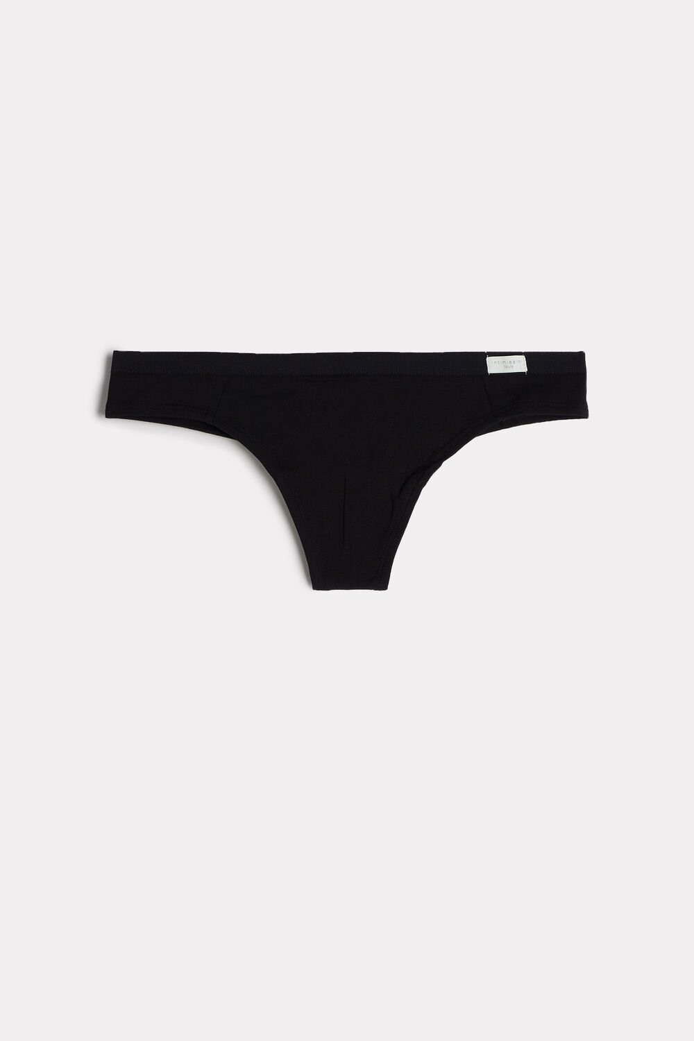 Black - 019 - Black Intimissimi Cotton Brazilian | VQGSF9742