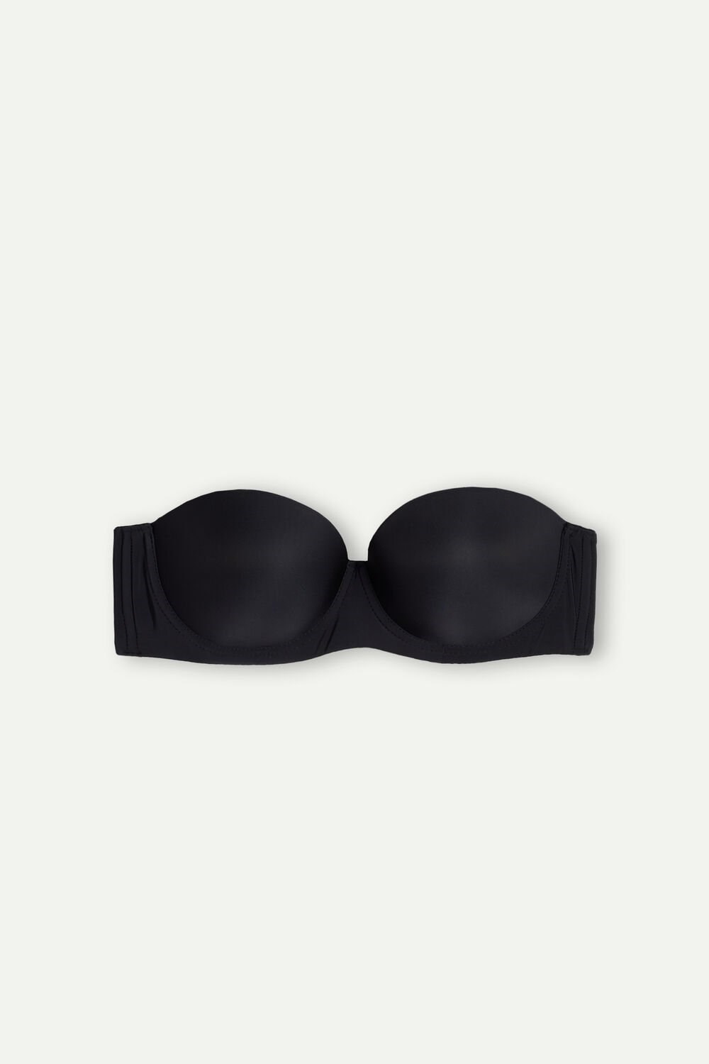 Black - 019 - Black Intimissimi Giada Microfiber Bandeau Bra | PMNSC3512