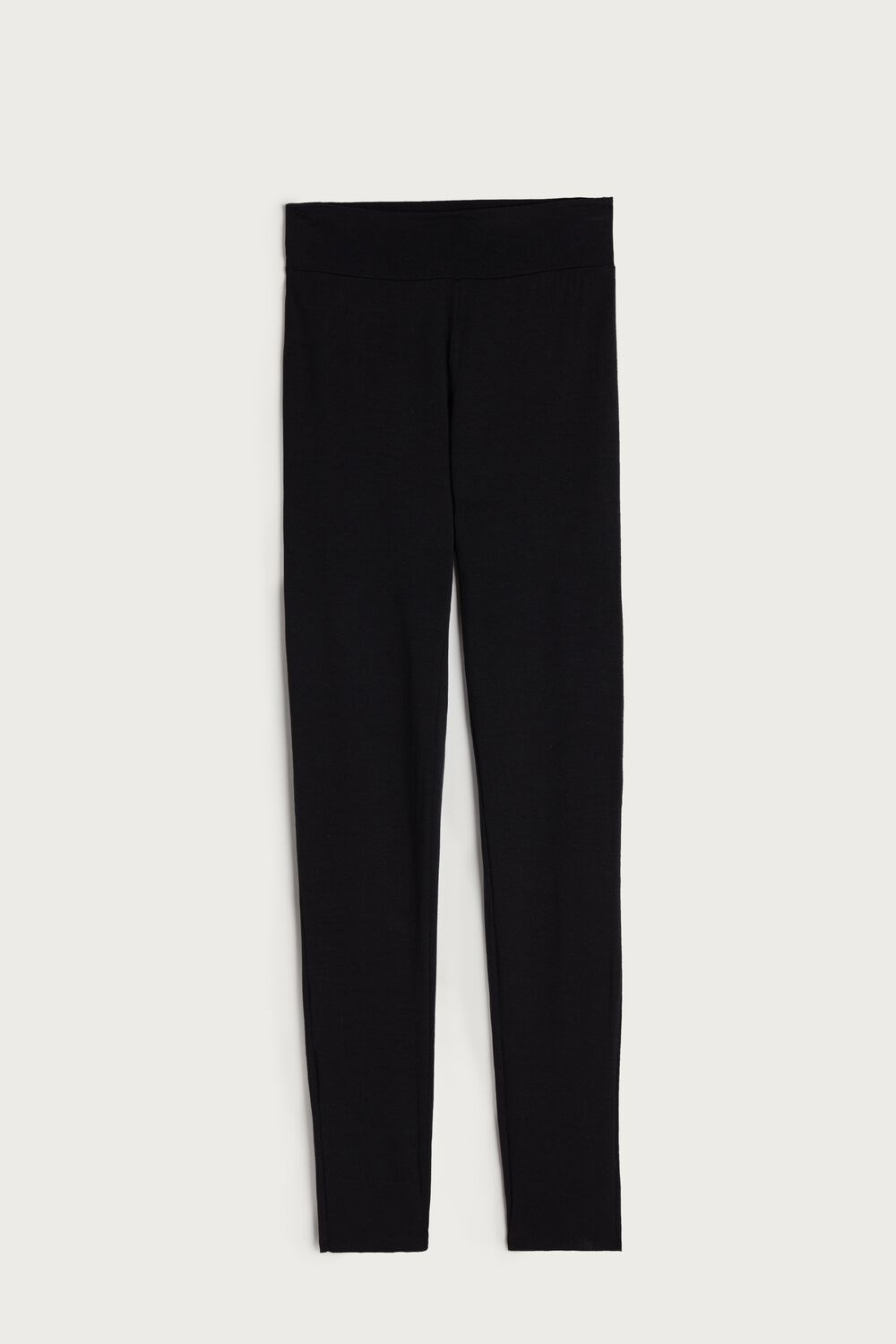 Black - 019 - Black Intimissimi High-Waisted Micromodal Stirrup Leggings | XYCHJ1235