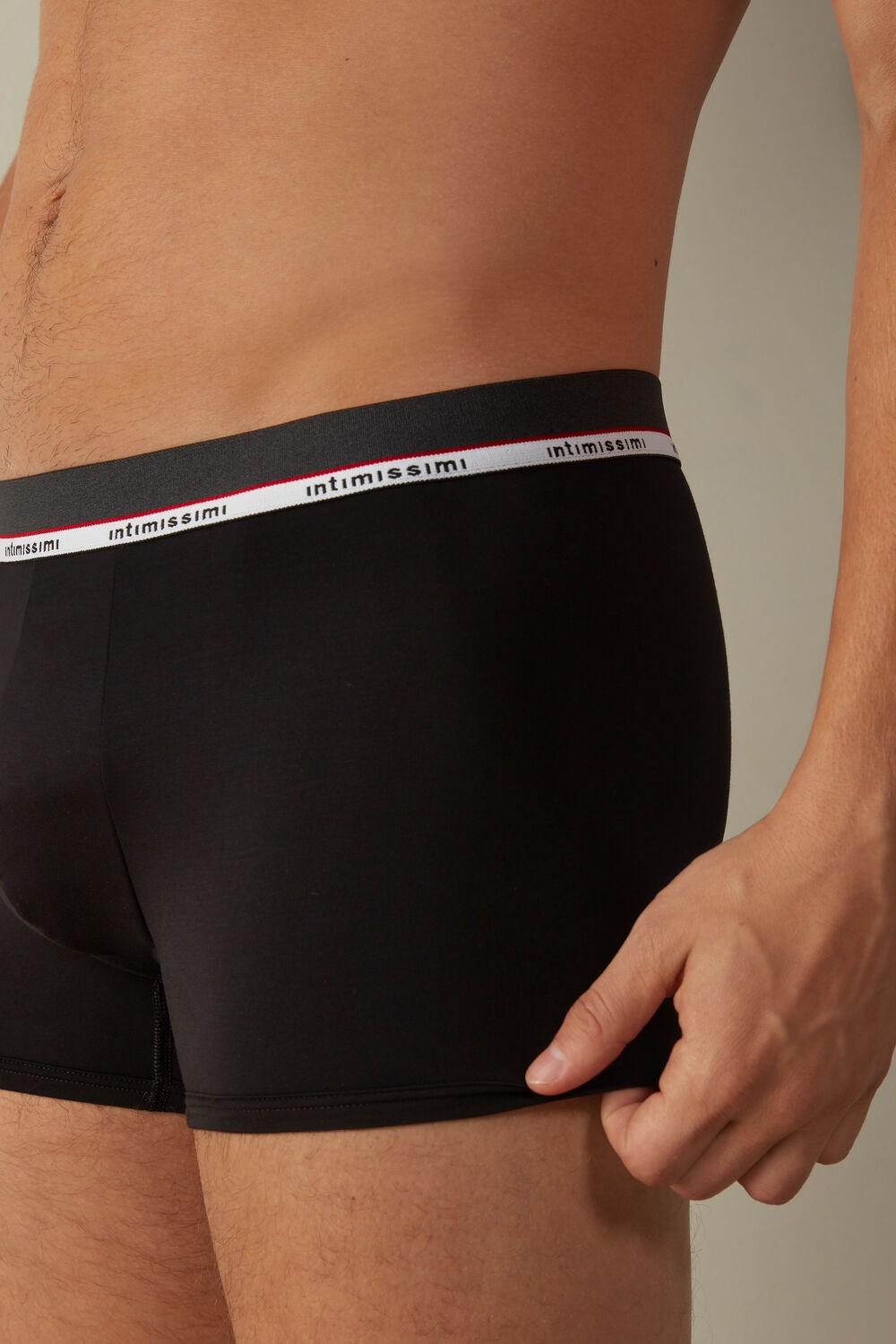 Black - 019 - Black Intimissimi Micromodal Boxers | JRDFQ4130