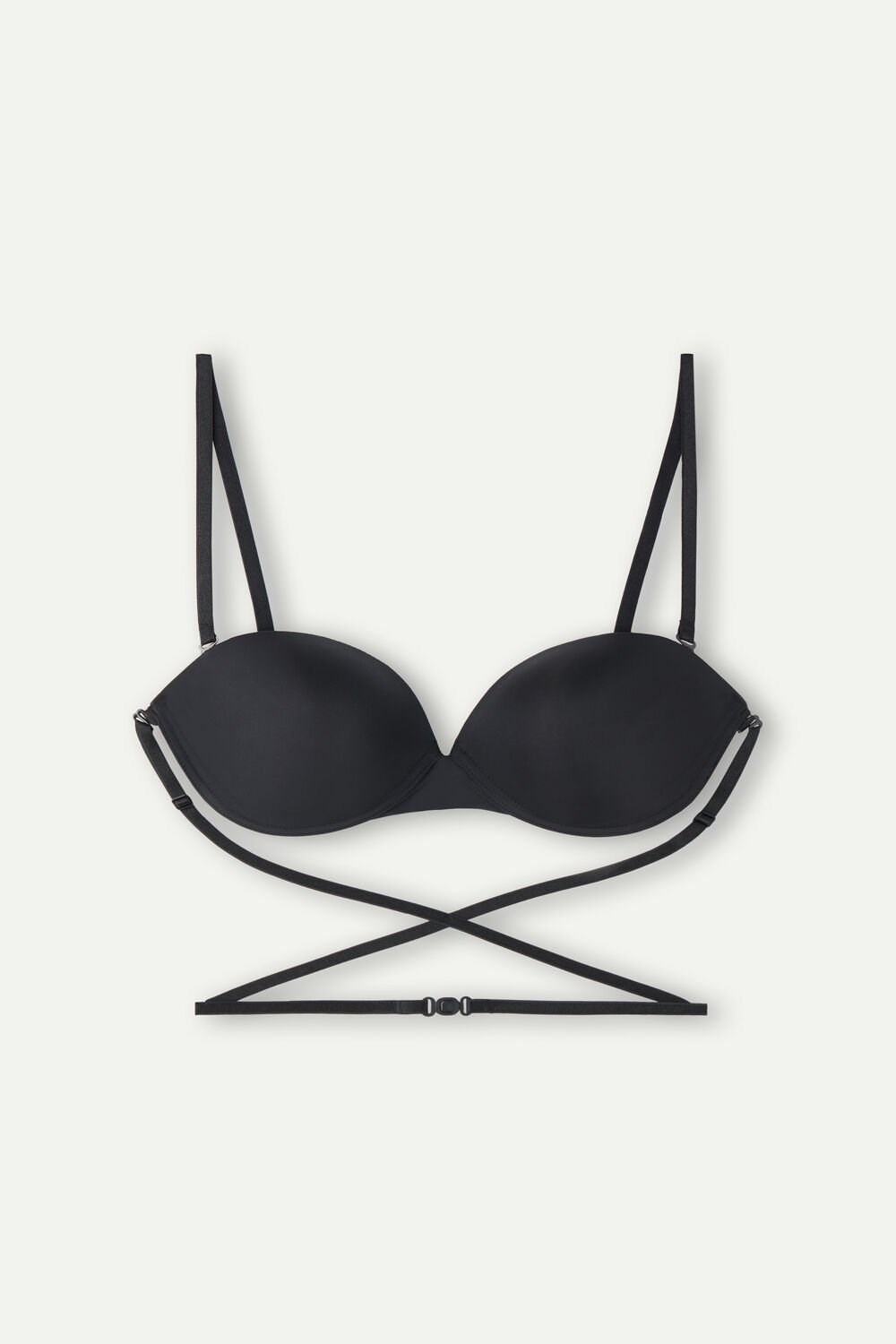 Black - 019 - Black Intimissimi Multi-functional Anna Balconette Bra in Ultralight Microfiber | CMHGY8690