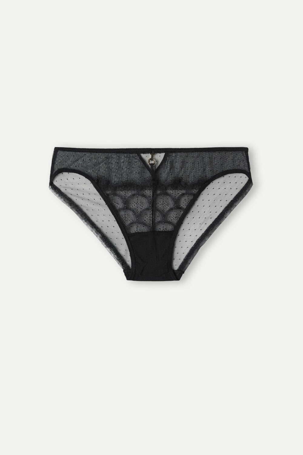 Black - 019 - Black Intimissimi Pure Charme Panties | DCAVQ5136