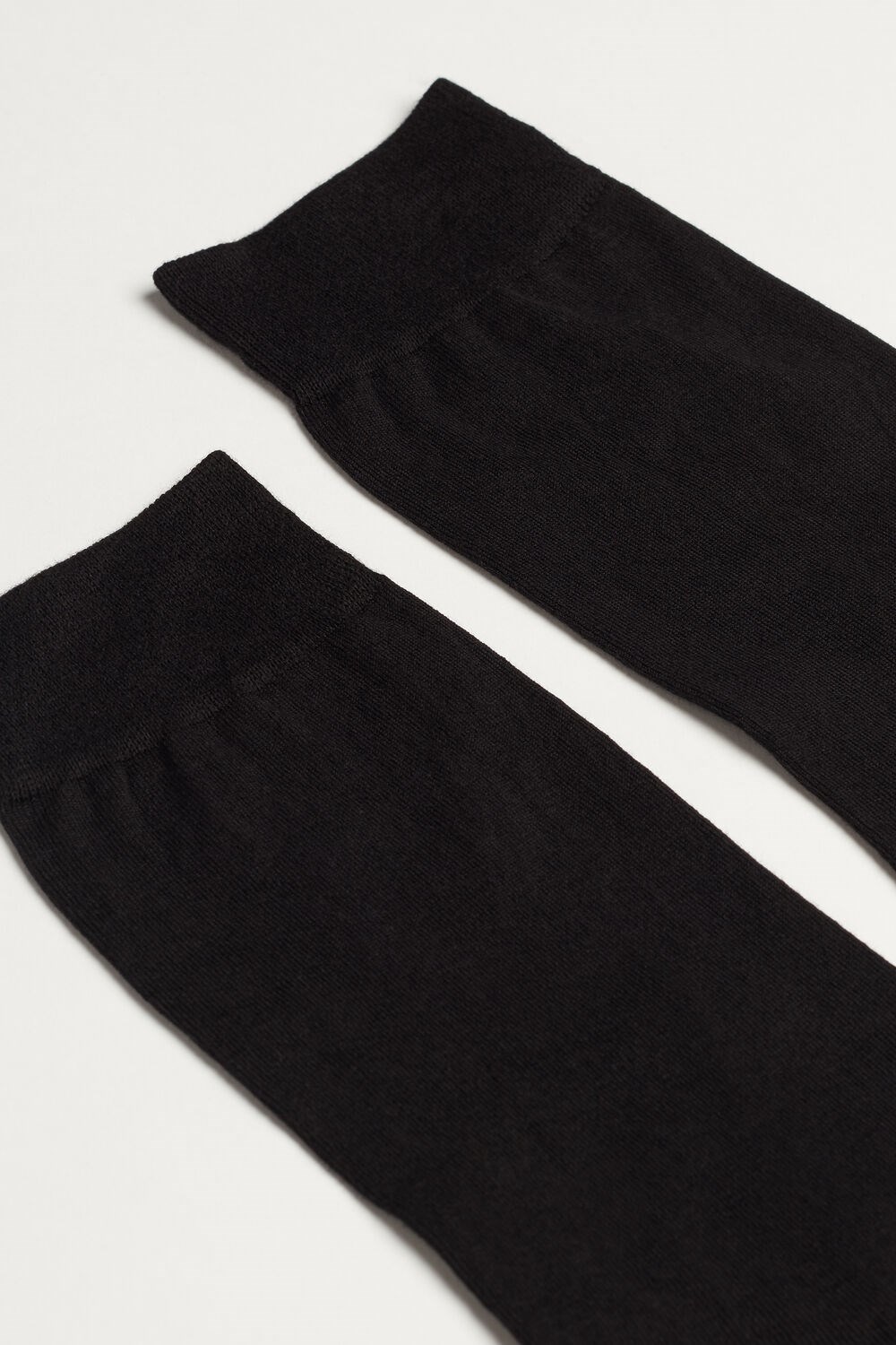 Black - 019 - Black Intimissimi Short Socks in Stretch Supima® Cotton | LZNBW0785