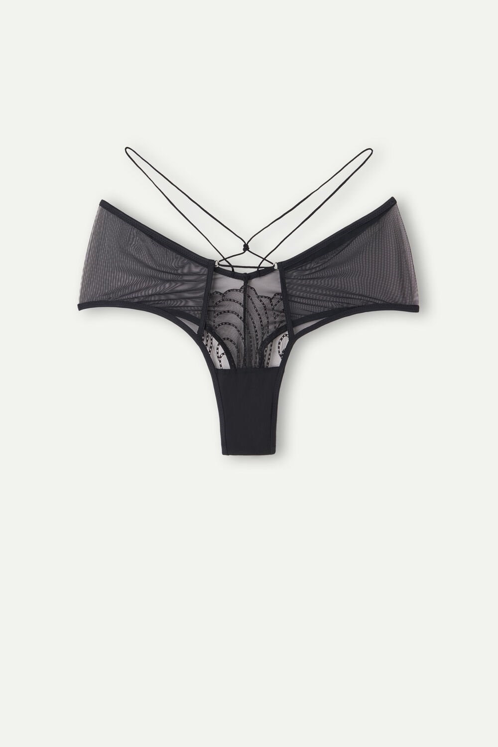 Black - 019 - Black Intimissimi Steal the Show ‘80s Style Hipster Brazilian | SAMEV6807