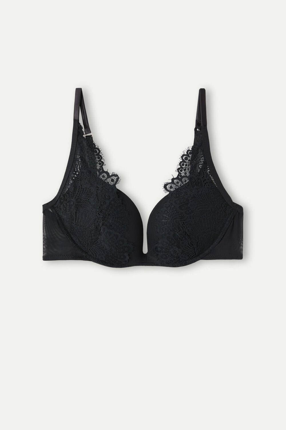 Black - 019 - Black Intimissimi Stunning Beauty Gioia Super Push-up Bra | JPWMA0852