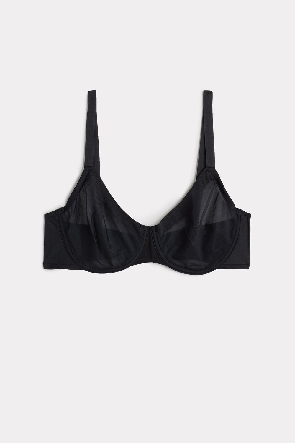 Black - 019 - Black Intimissimi Sveva Invisible Touch Balconette Bra | LPOTV8395