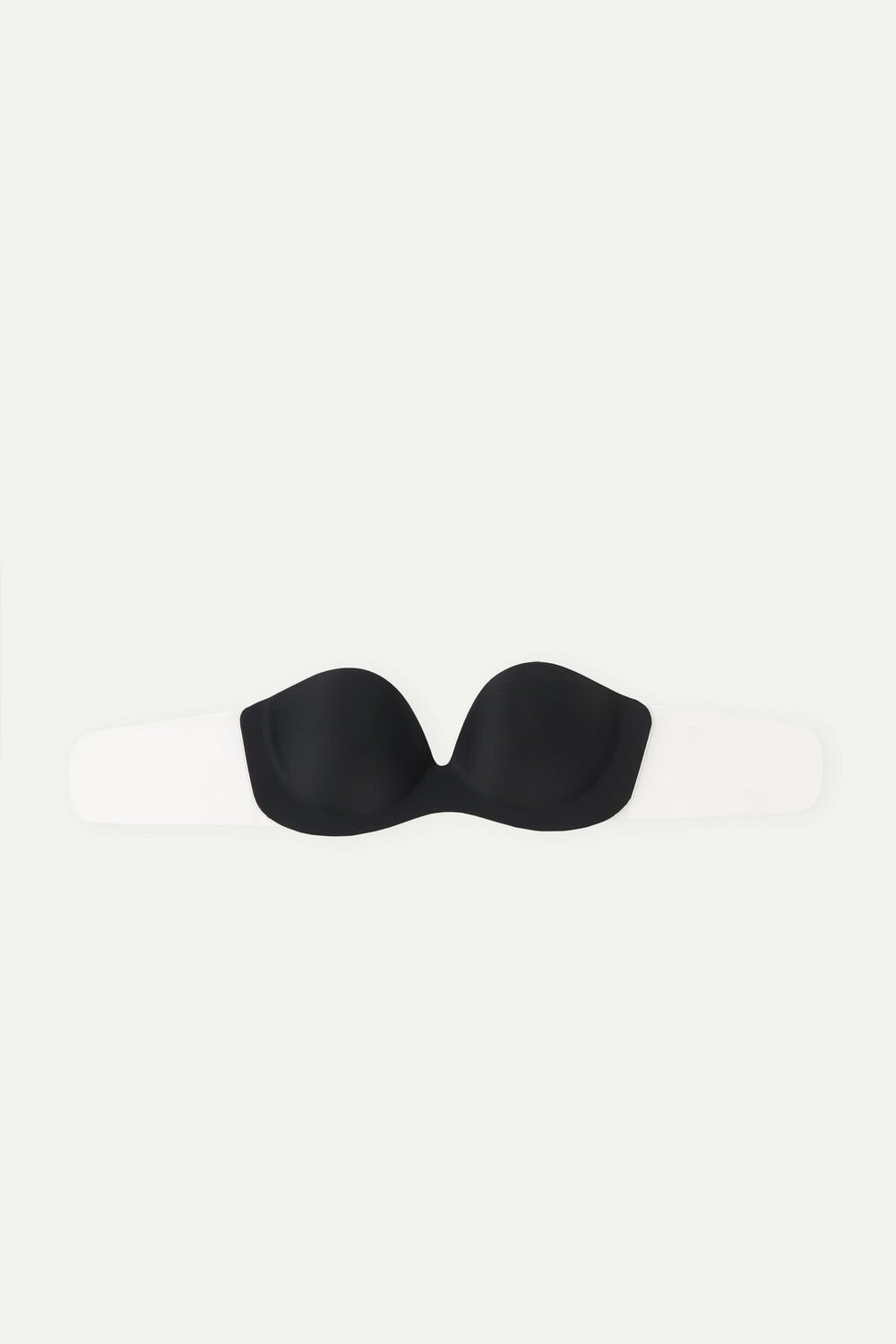 Black - 019 - Black Intimissimi Transparent Back Strapless Bra | IUCSD0147