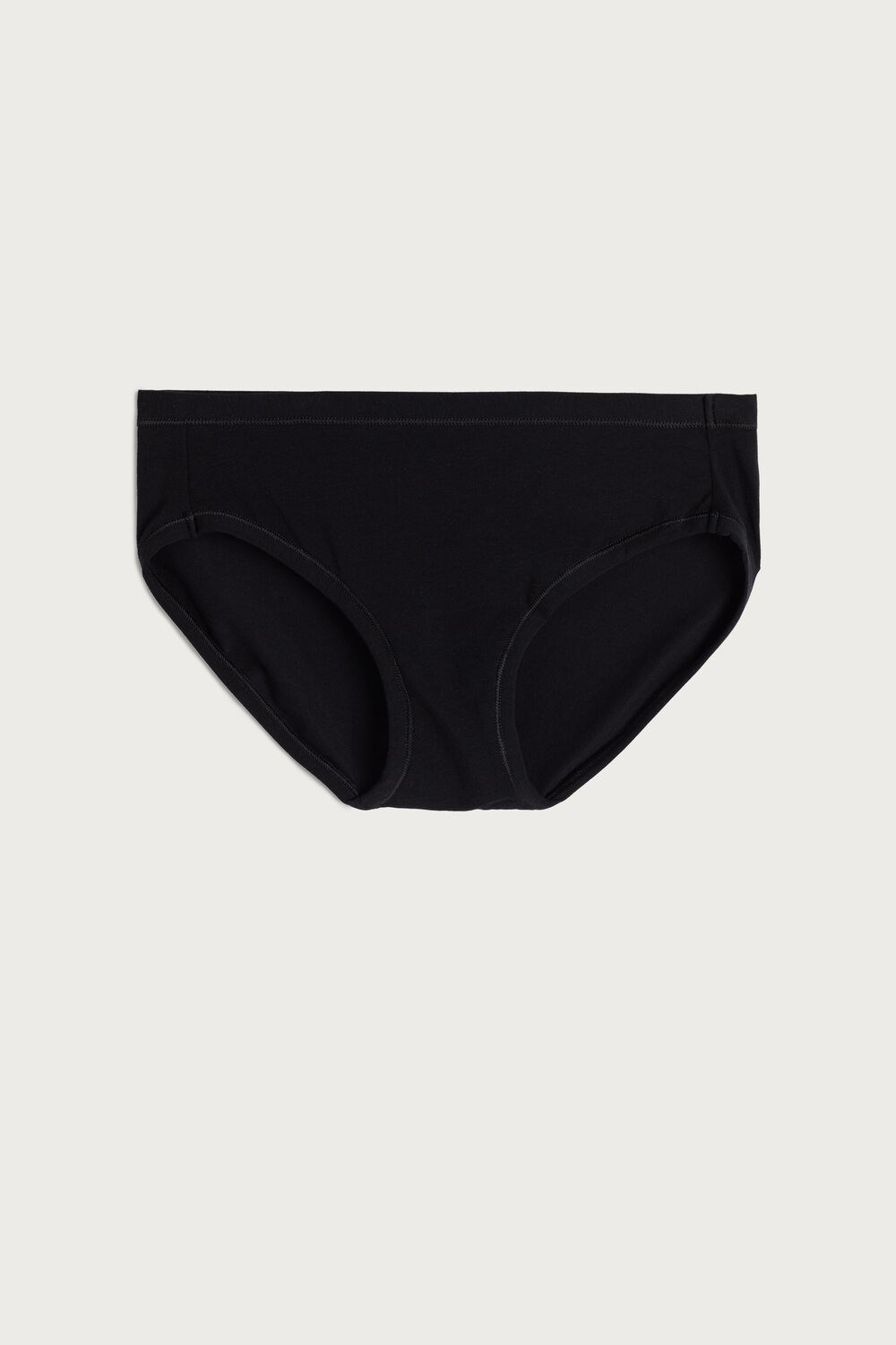 Black - 019 - Black Intimissimi Ultralight Supima® Cotton Briefs | YIGOH1264