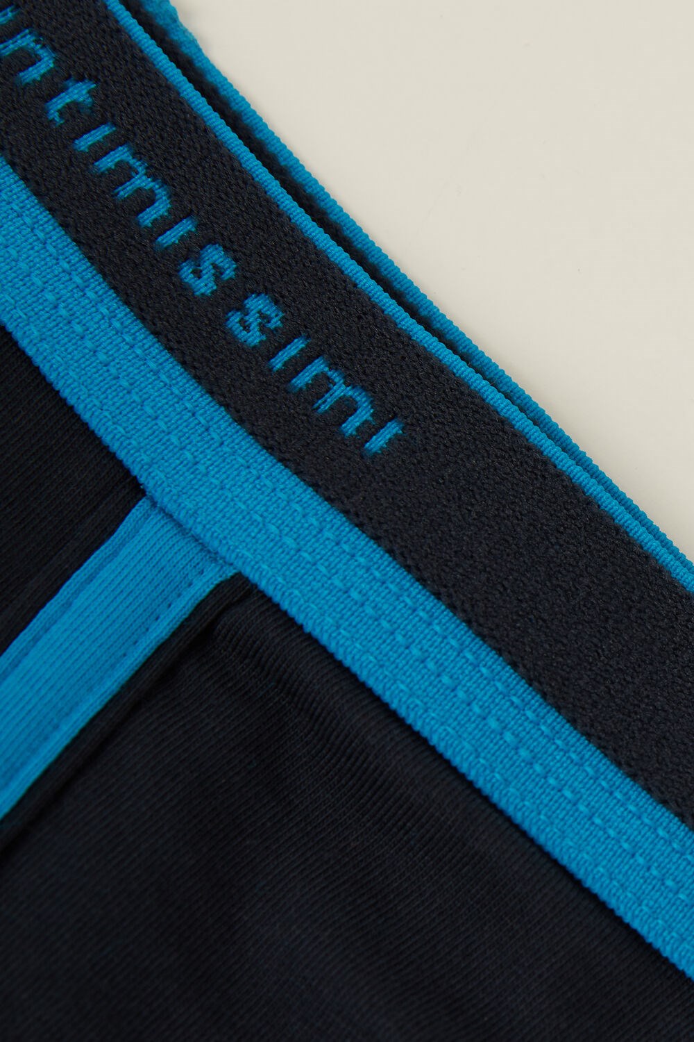 Black - 204j - Midnight Blue / Celestial Intimissimi Stretch Supima® Cotton Boxer Shorts with Logo Detail | DTNVE0456