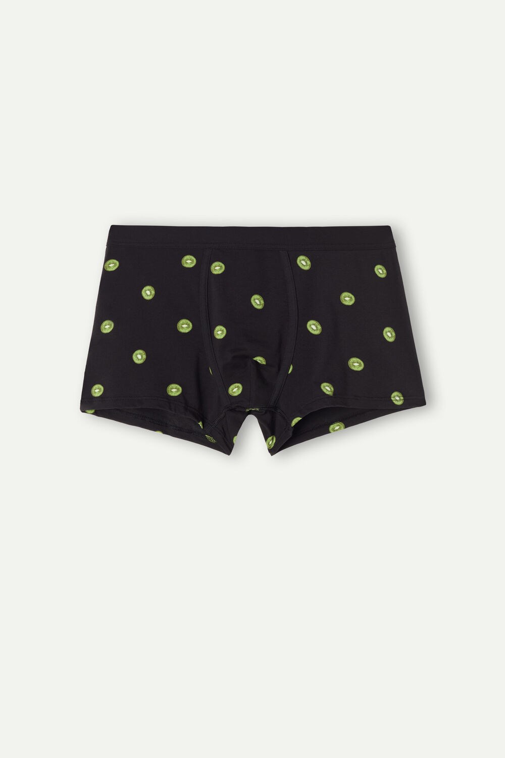 Black - 316j - Black Kiwi Print Intimissimi Kiwi Boxers in Natural Fresh Supima® Cotton | IERGJ7652