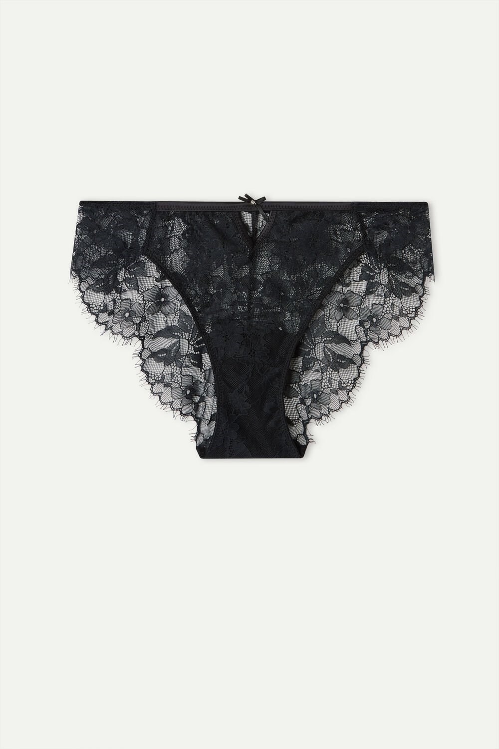 Black Intimissimi Shine High Like Stars Panties | UWGIE3584