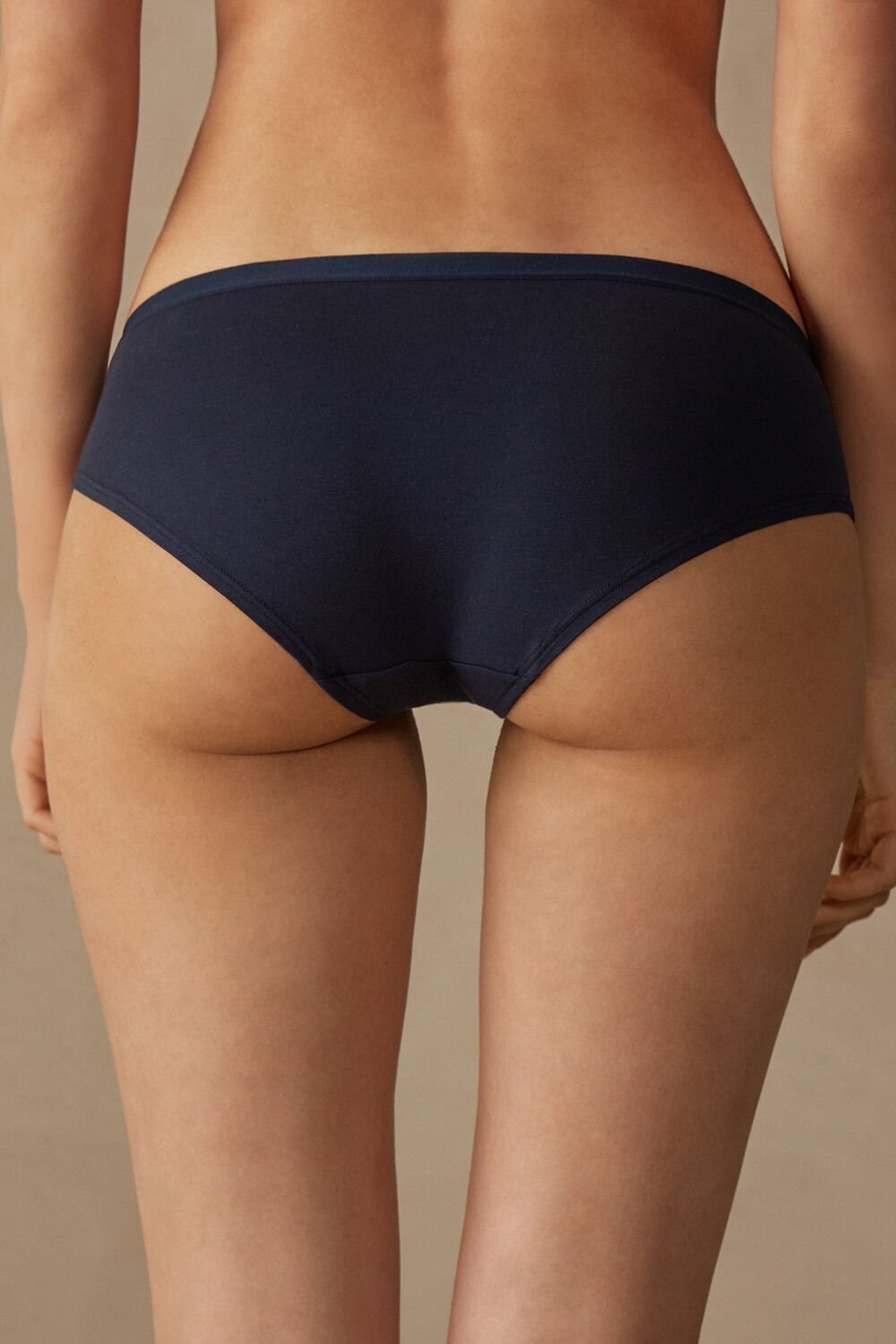 Blue - 1467 - Intense Blue Intimissimi Cozy Panties in Cotton | XPFQK1283