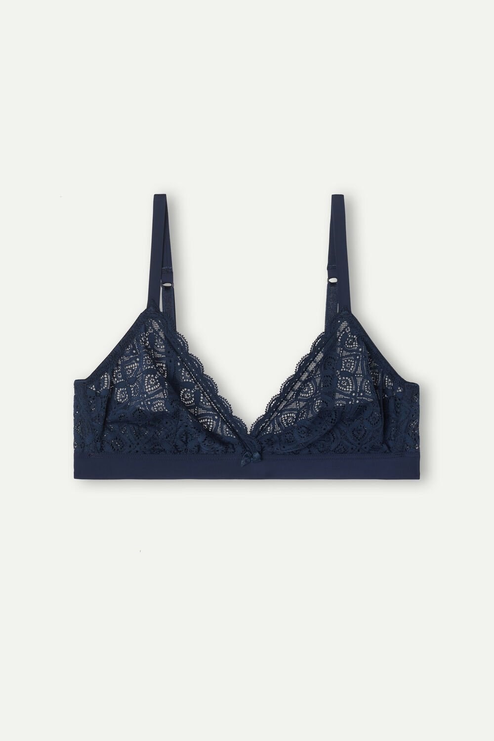 Blue - 1467 - Intense Blue Intimissimi Emma Triangle Bra in Lace | QCRWI1840