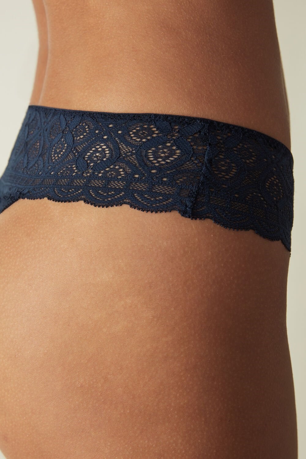 Blue - 1467 - Intense Blue Intimissimi Lace Brazilian | WXTDZ2483