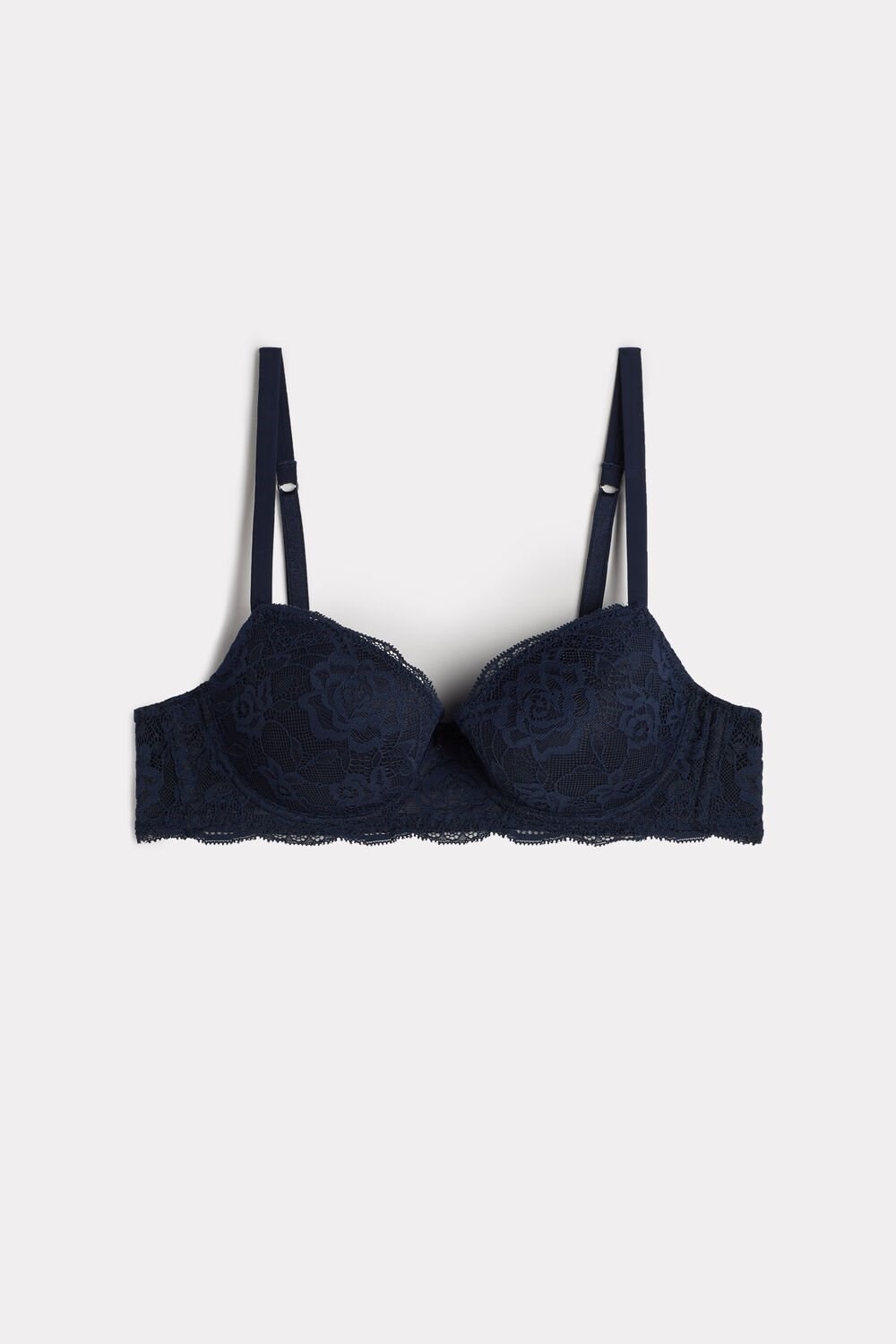 Blue - 1467 - Intense Blue Intimissimi Sofia Lace Balconette Bra | WRDIK6542