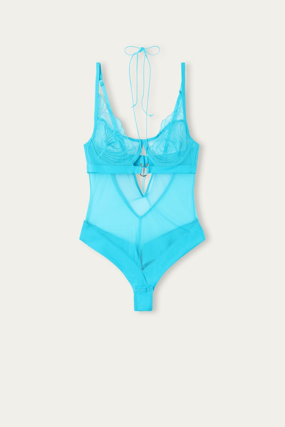 Blue - 210j - Digital Turquoise Intimissimi Steal the Show Bodysuit | TSPNB2180