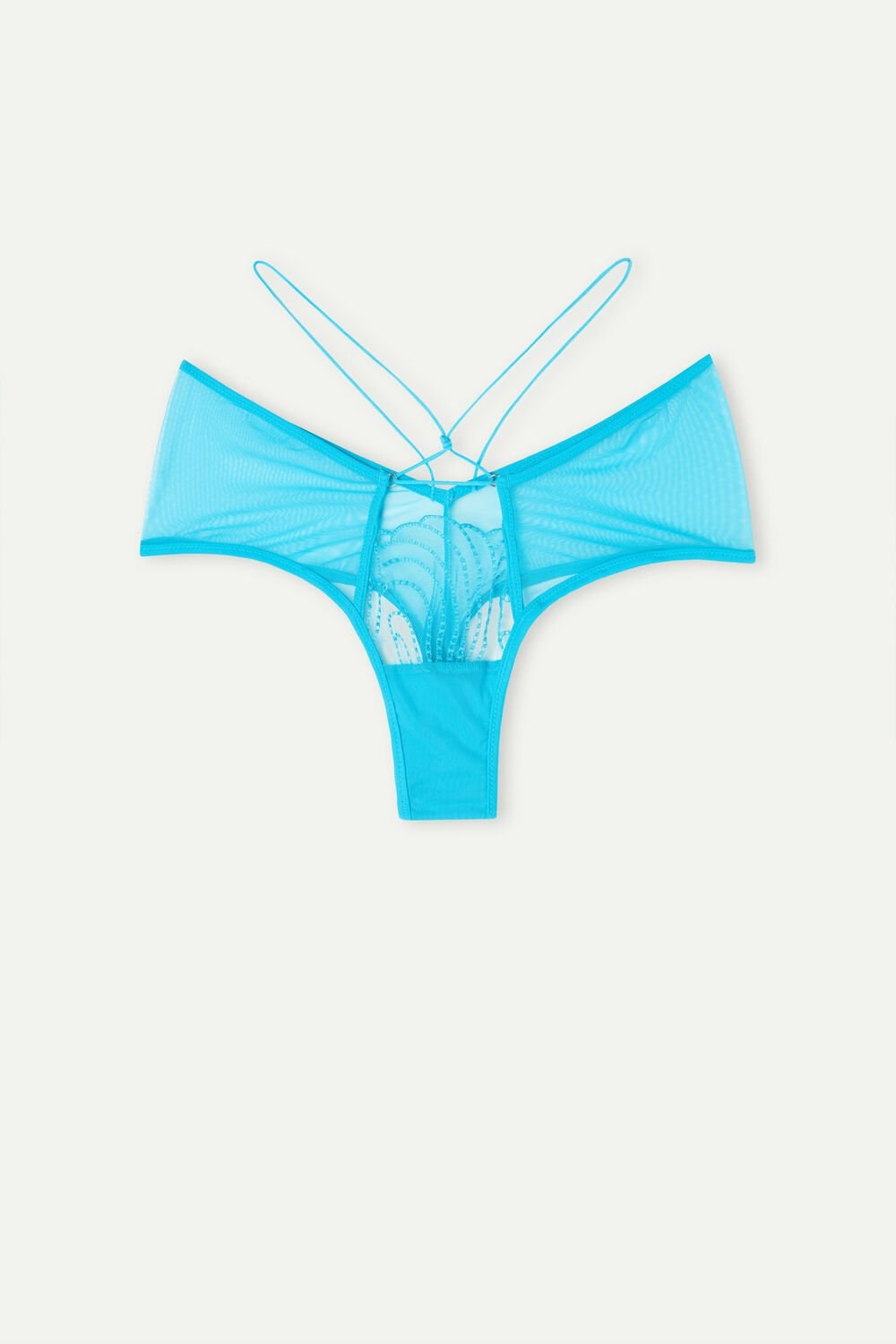 Blue - 210j - Digital Turquoise Intimissimi Steal the Show ‘80s Style Hipster Brazilian | VIEQF4902