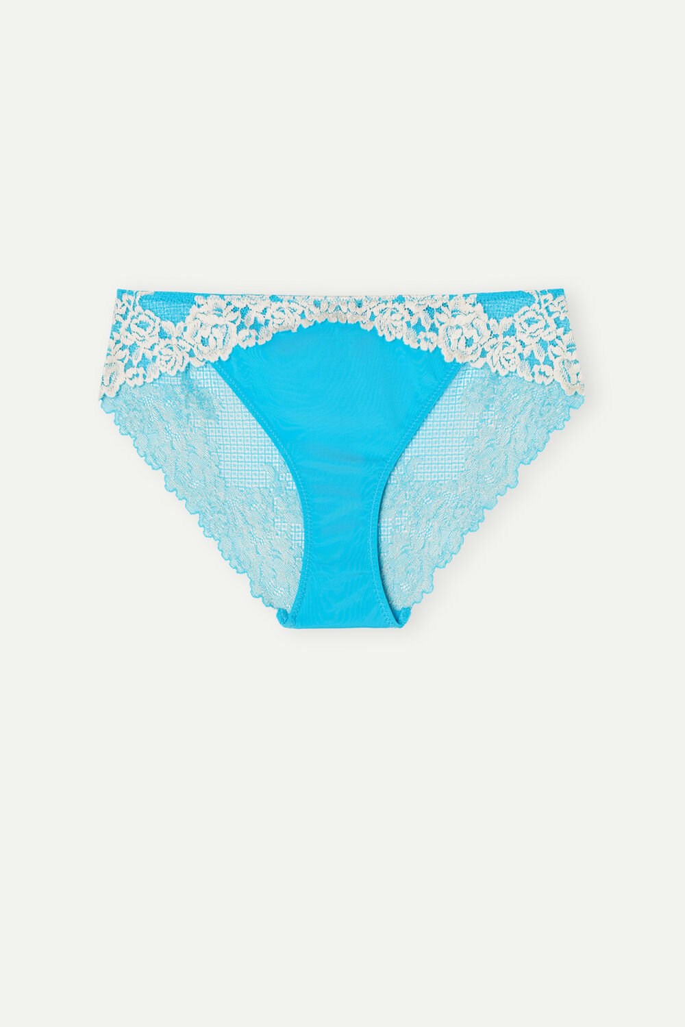 Blue - 233j - Digital Turquoise / Ivory Intimissimi Pretty Flowers Panties | ZGPRX2048