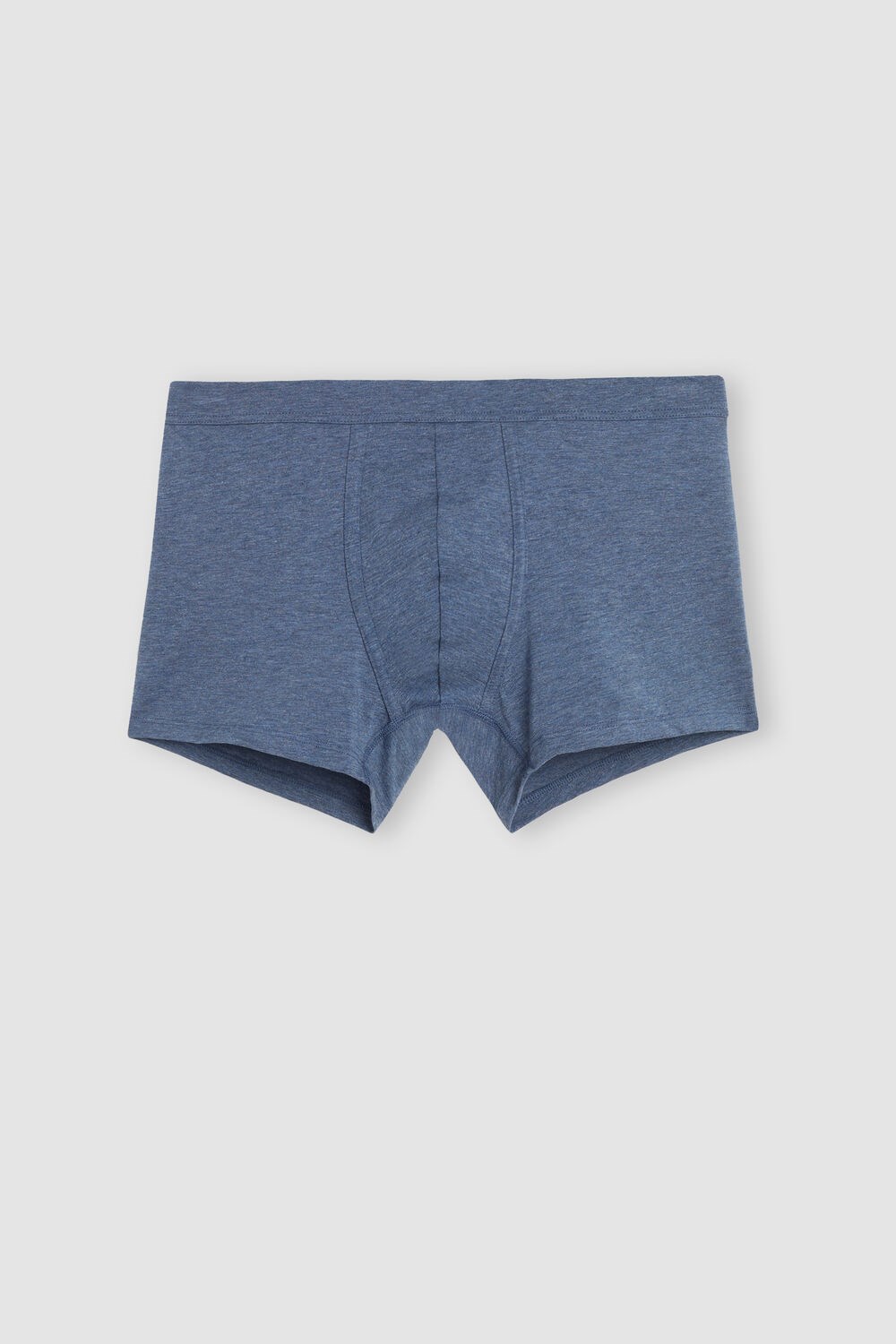 Blue - 5210 - Denim Blue Blend Intimissimi Supima® Cotton Loose Fit Boxers | DPUZH6719