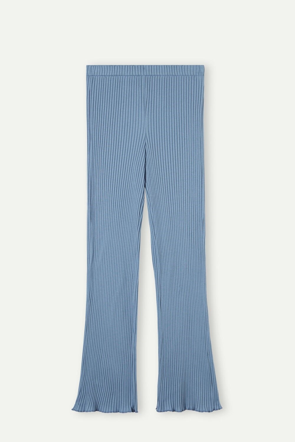 Blue - 5503 - Bianco Intimissimi Cozy Mountains Ribbed Pants | FAJEQ1804