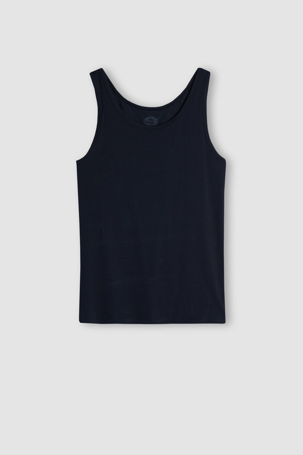 Blue - 800 - Midnight Blue Intimissimi Crew Neck Tank Top | GNMID2791