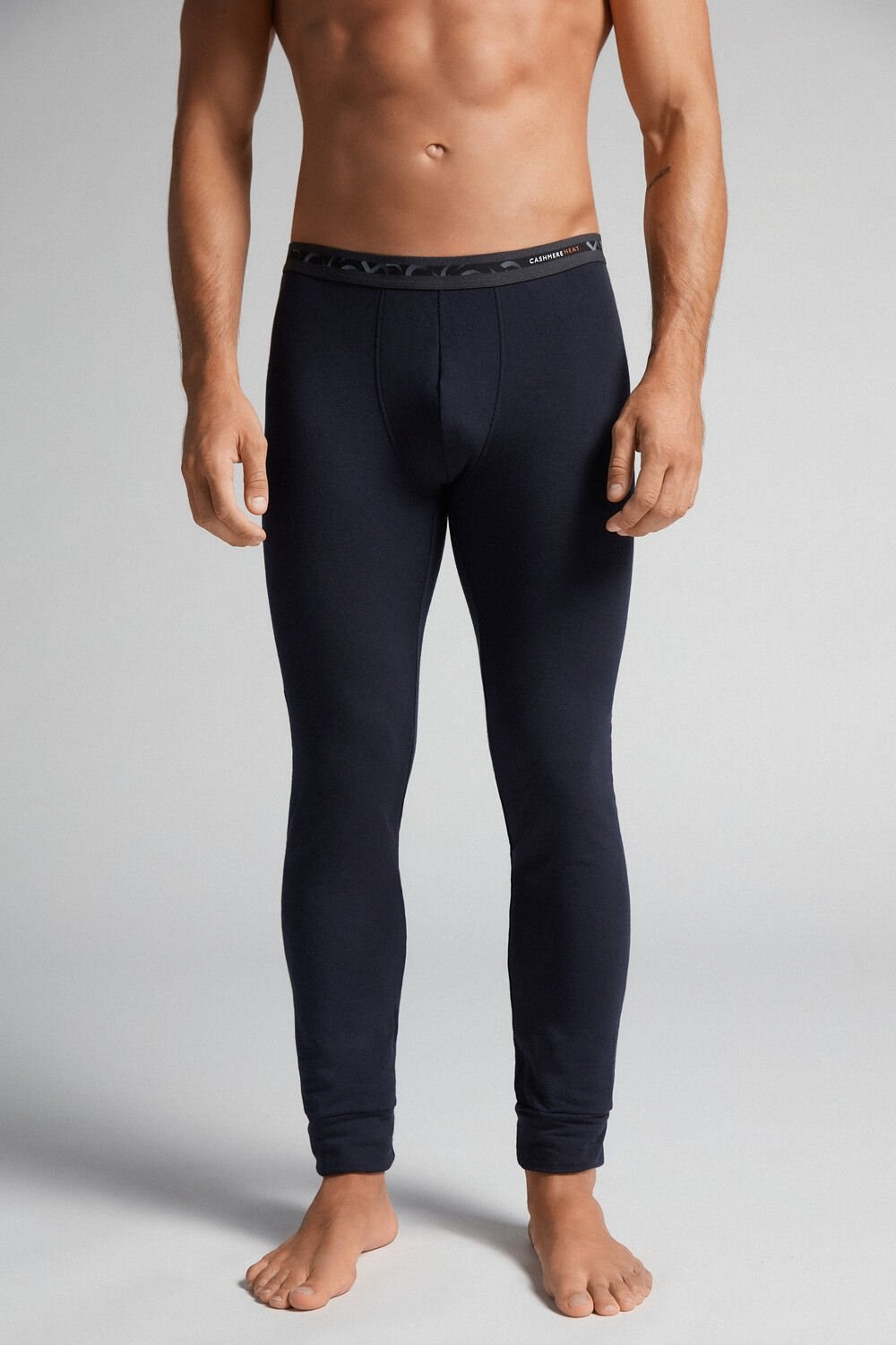 Blue - 800 - Midnight Blue Intimissimi Modal-Cashmere Leggings | GDXQZ3014