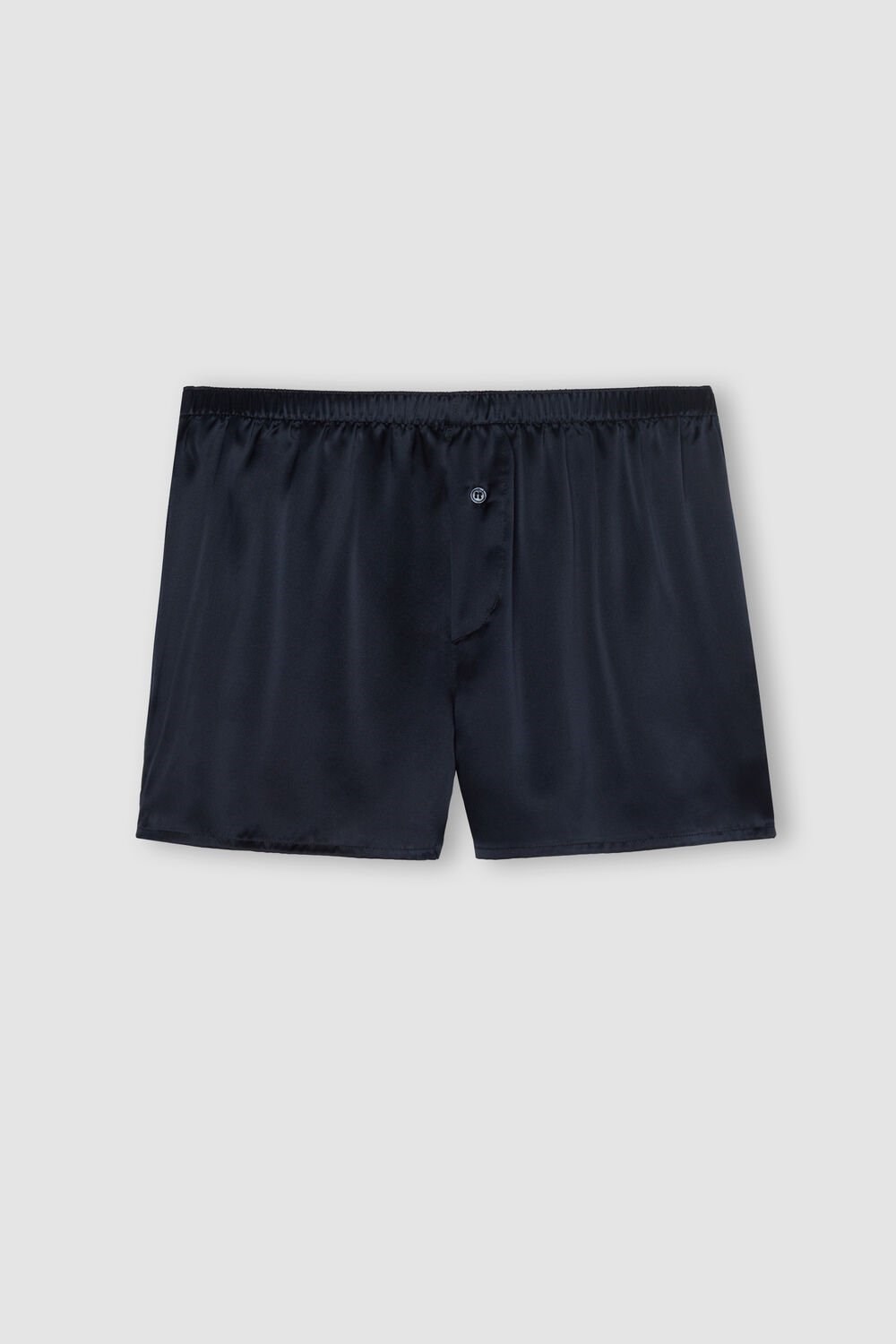 Blue - 800 - Midnight Blue Intimissimi Silk Boxers | DLHYO0923