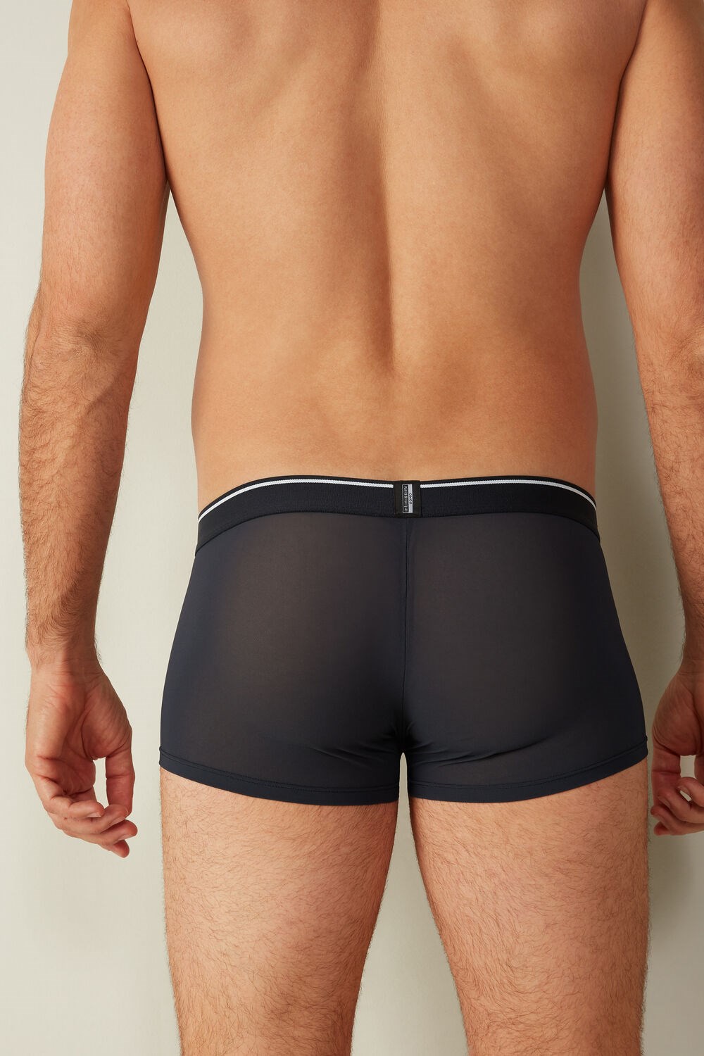 Blue - 800 - Midnight Blue Intimissimi Super Fresh Micro-mesh Boxers | YXKQV6981