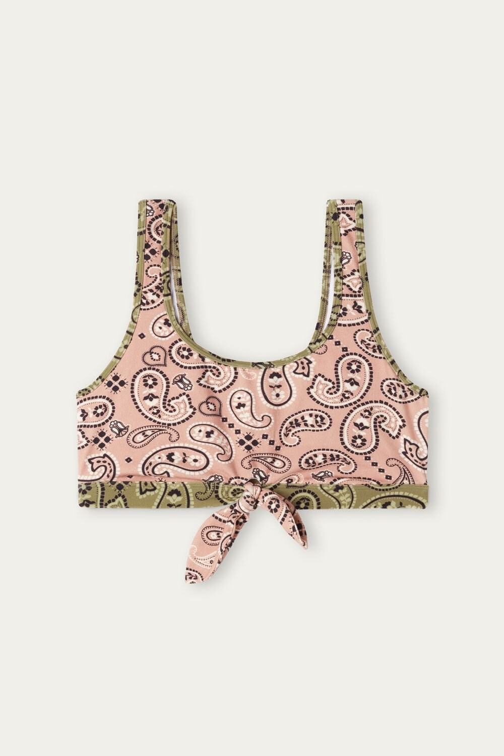 Brown - 726i - Bandana Print Intimissimi Bandana Mania Bra Top | GLHFM2051