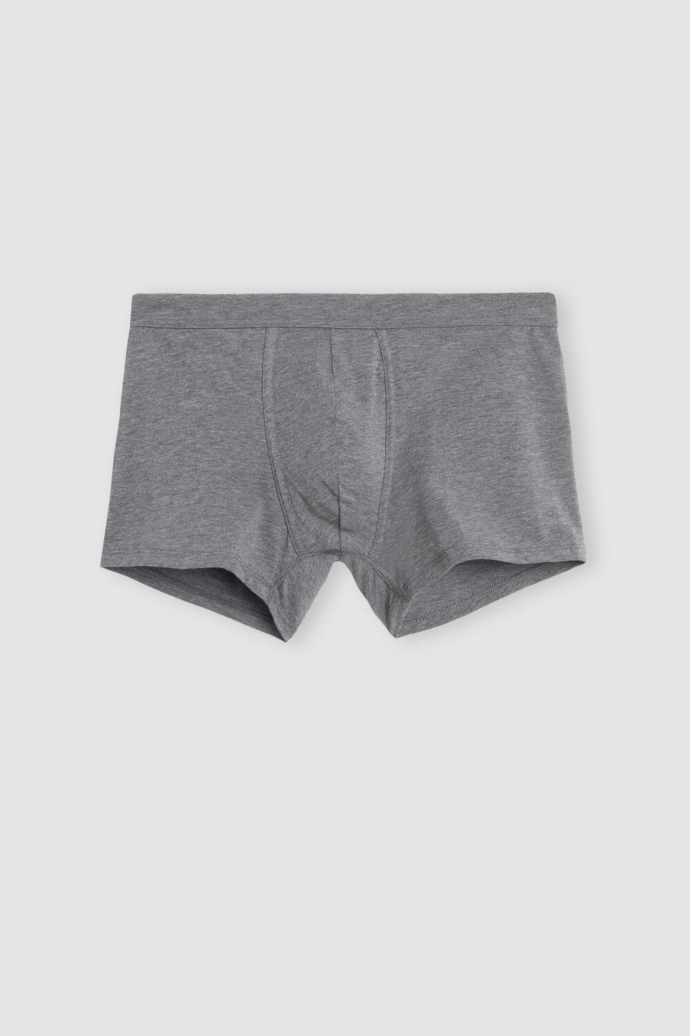 Dark Grey - 5227 - Heathered Graphite Grey Intimissimi Supima® Cotton Loose Fit Boxers | CGQEN5618