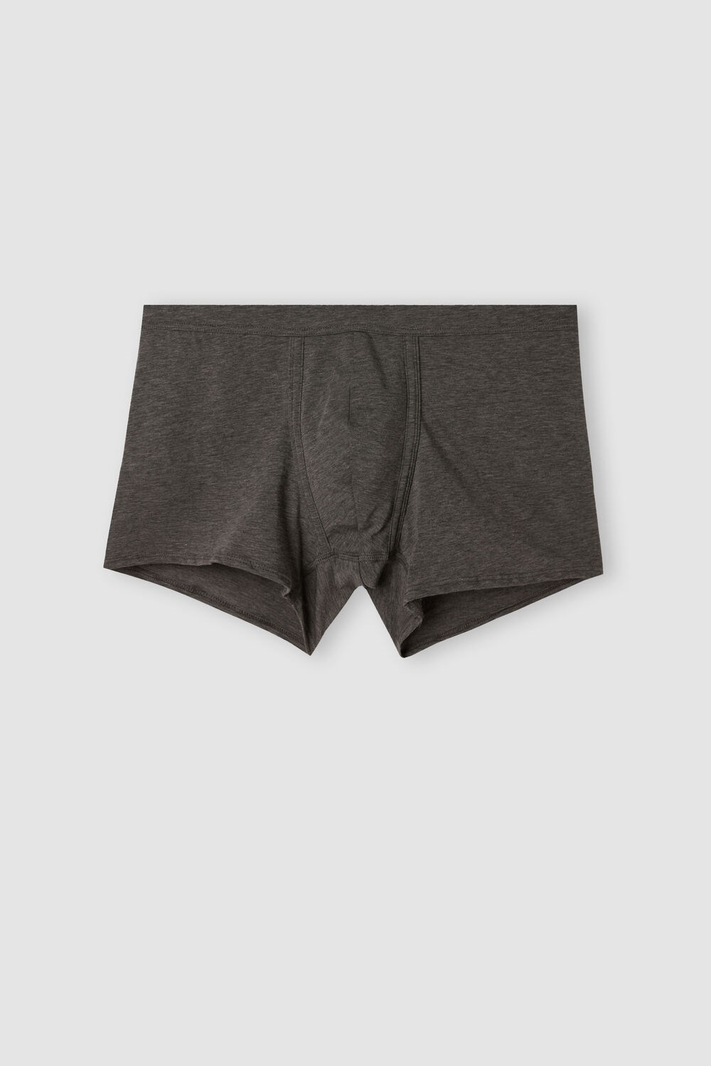 Dark Grey - 5227 - Heathered Graphite Grey Intimissimi Natural Fresh Supima® Cotton Boxers | ONEAS5462