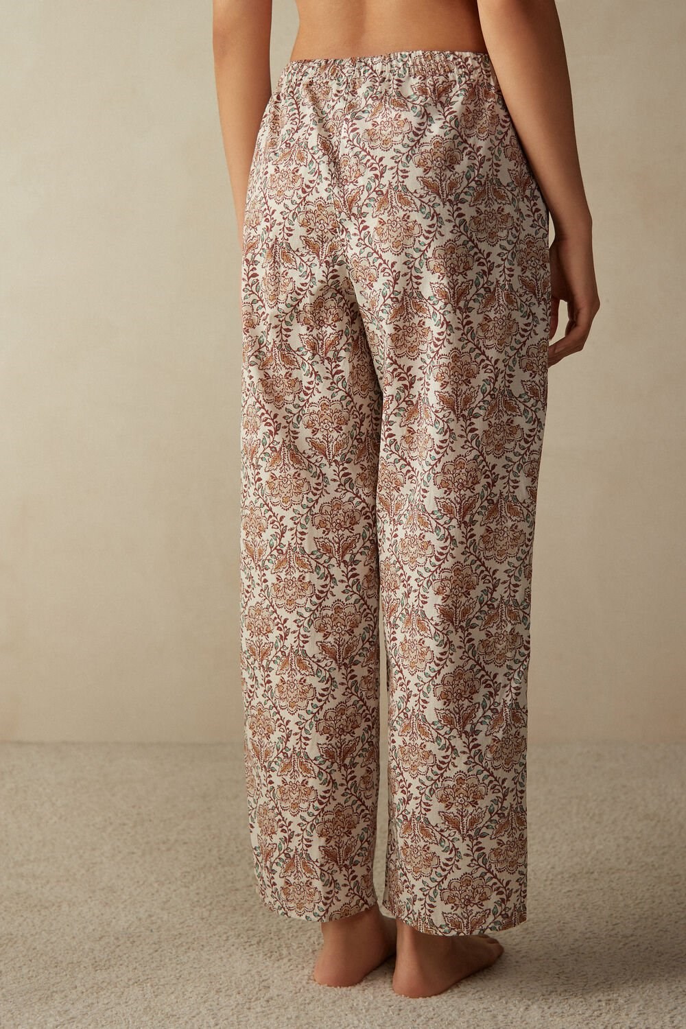 Floral - 994i - St.Spices Garden Intimissimi Spices Garden Cotton Trousers | BZWJL6105