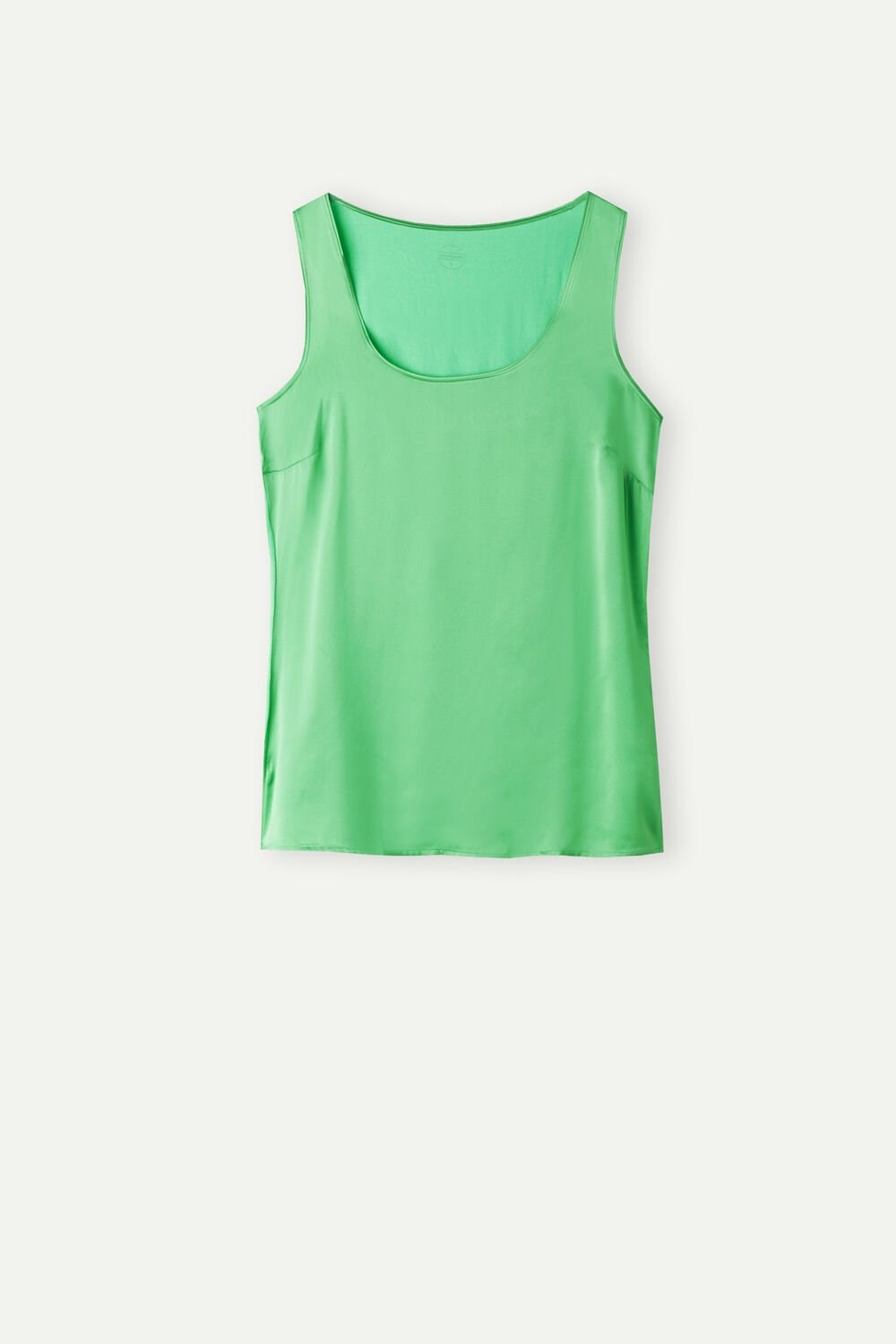 Green - 218j - Apple Mint Intimissimi Silk and Modal Tank Top | VGAZL9571