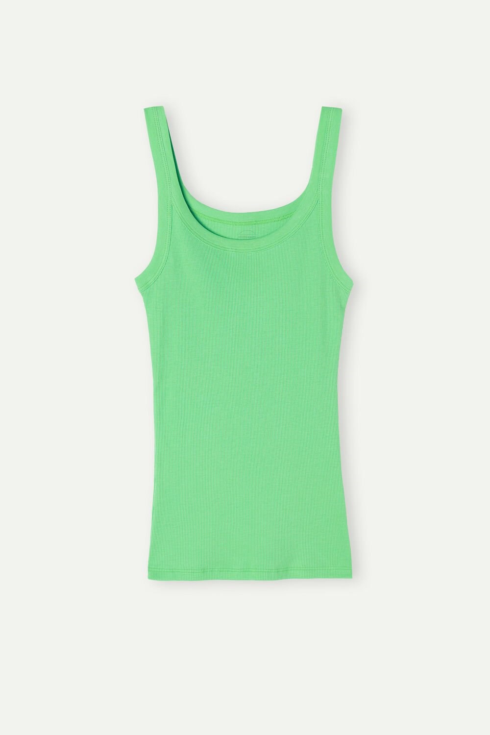 Green - 218j - Apple Mint Intimissimi Tank Top in Supima® Cotton | HKCIY3128