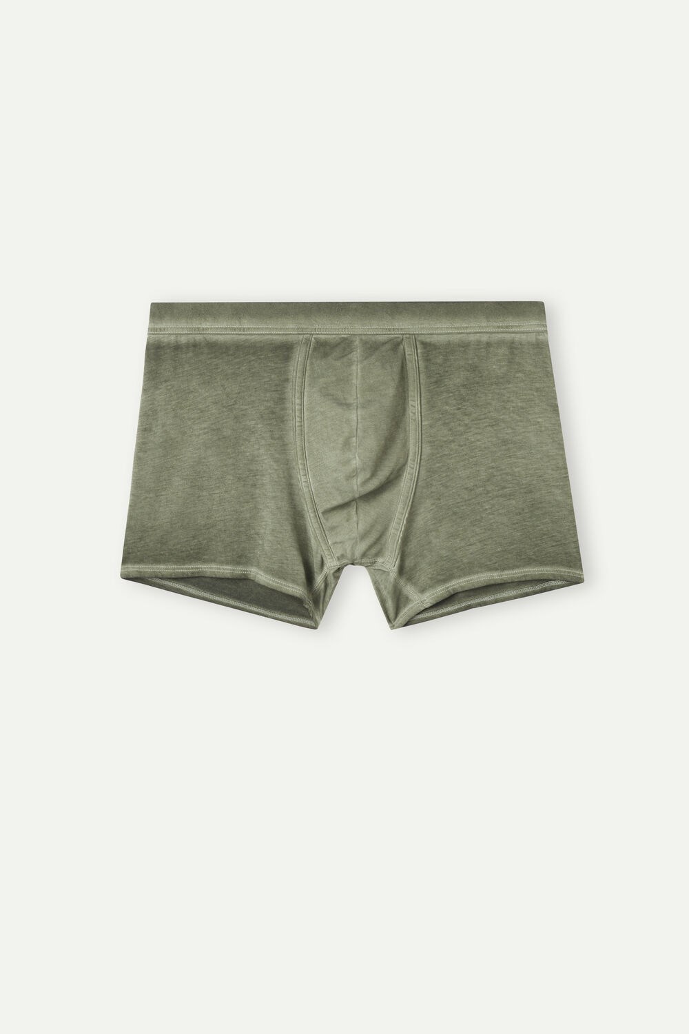 Green - 319j - Oil Green Intimissimi Natural Fresh Supima® Cotton Boxers | SJWFV9405