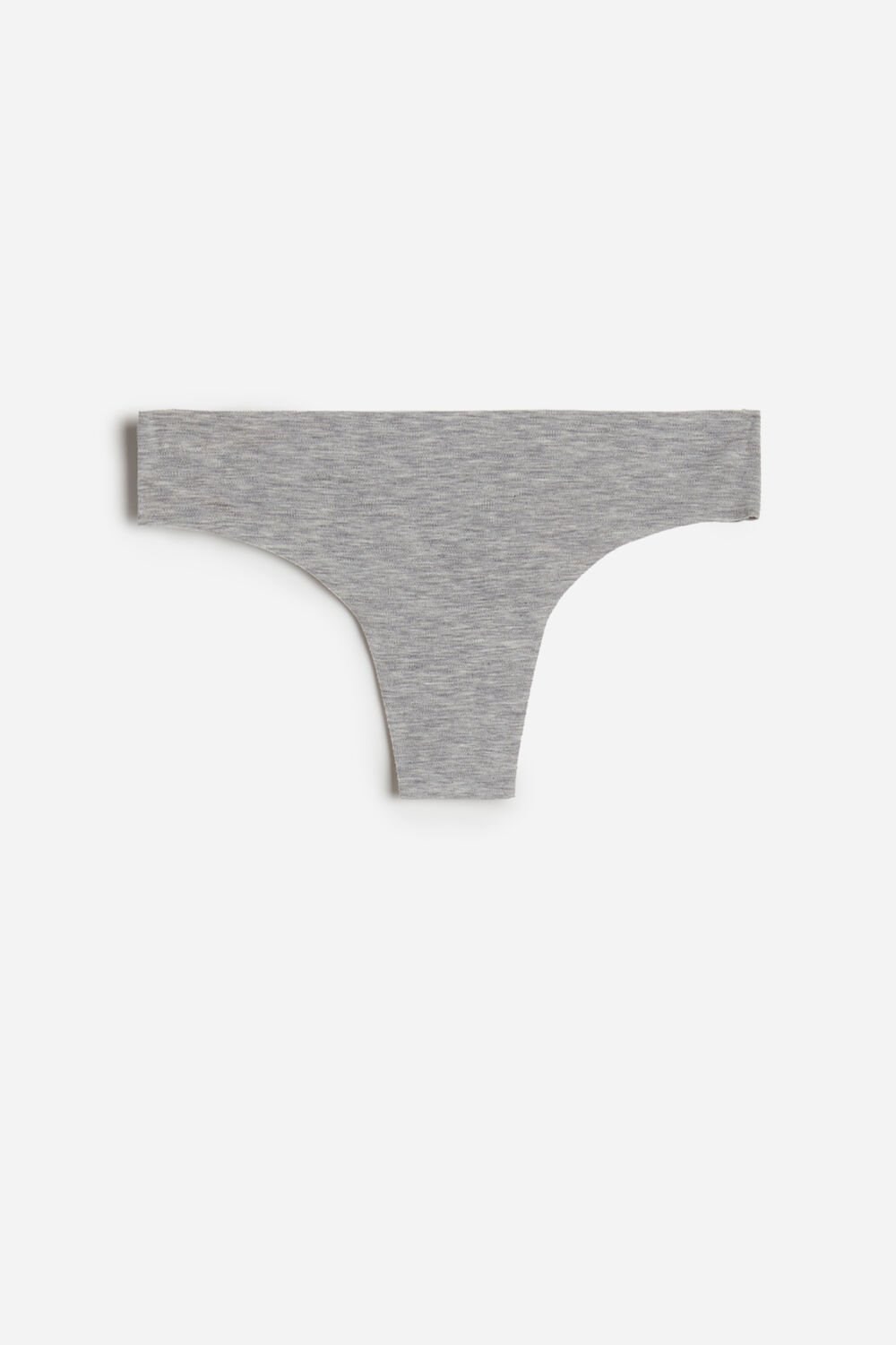 Grey - 031 - Light Heathered Grey Intimissimi Seamless Supima® Cotton Brazilian Panties | HOYDQ3704