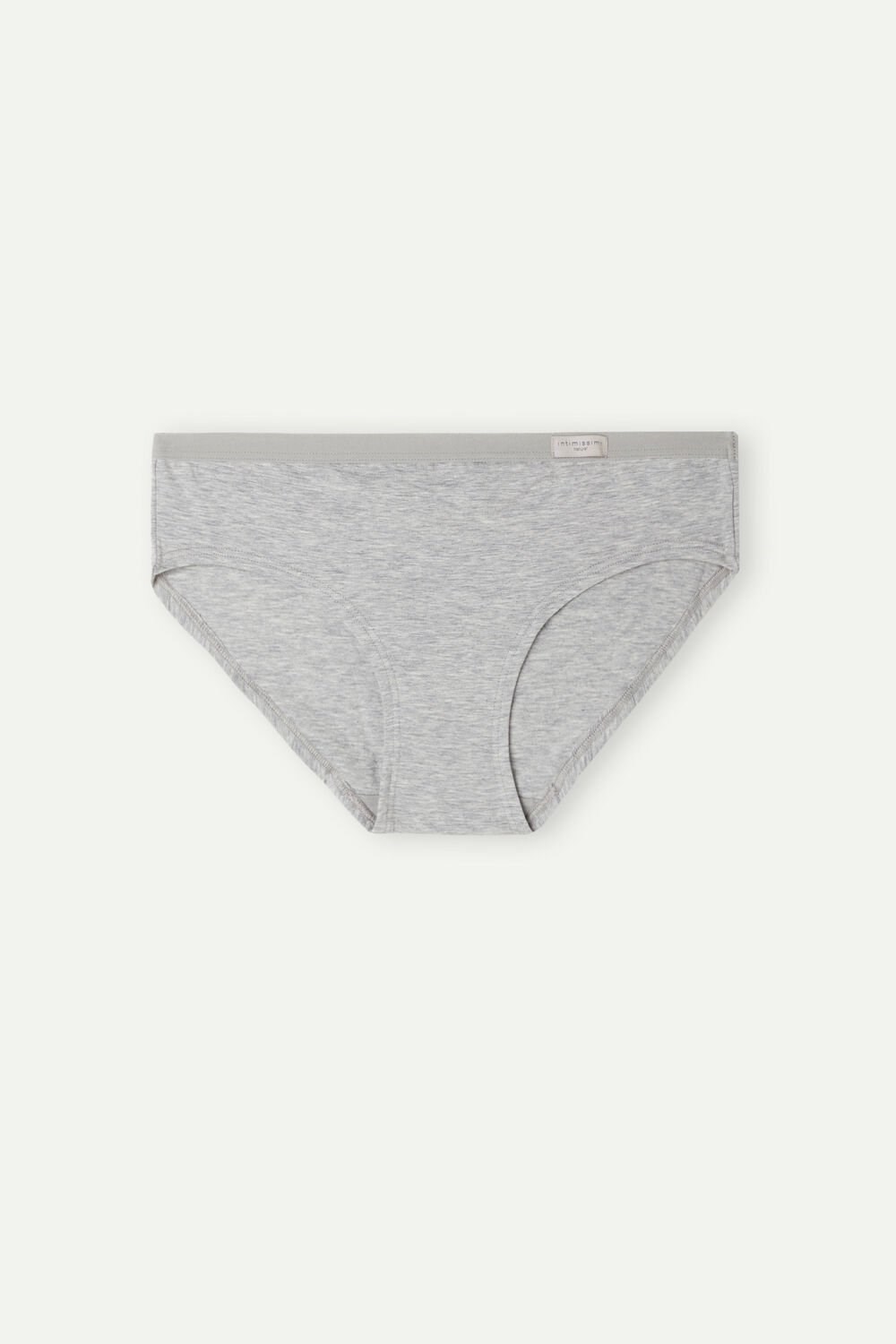 Grey - 031 - Light Heathered Grey Intimissimi Cozy Panties in Cotton | VEUHQ3217