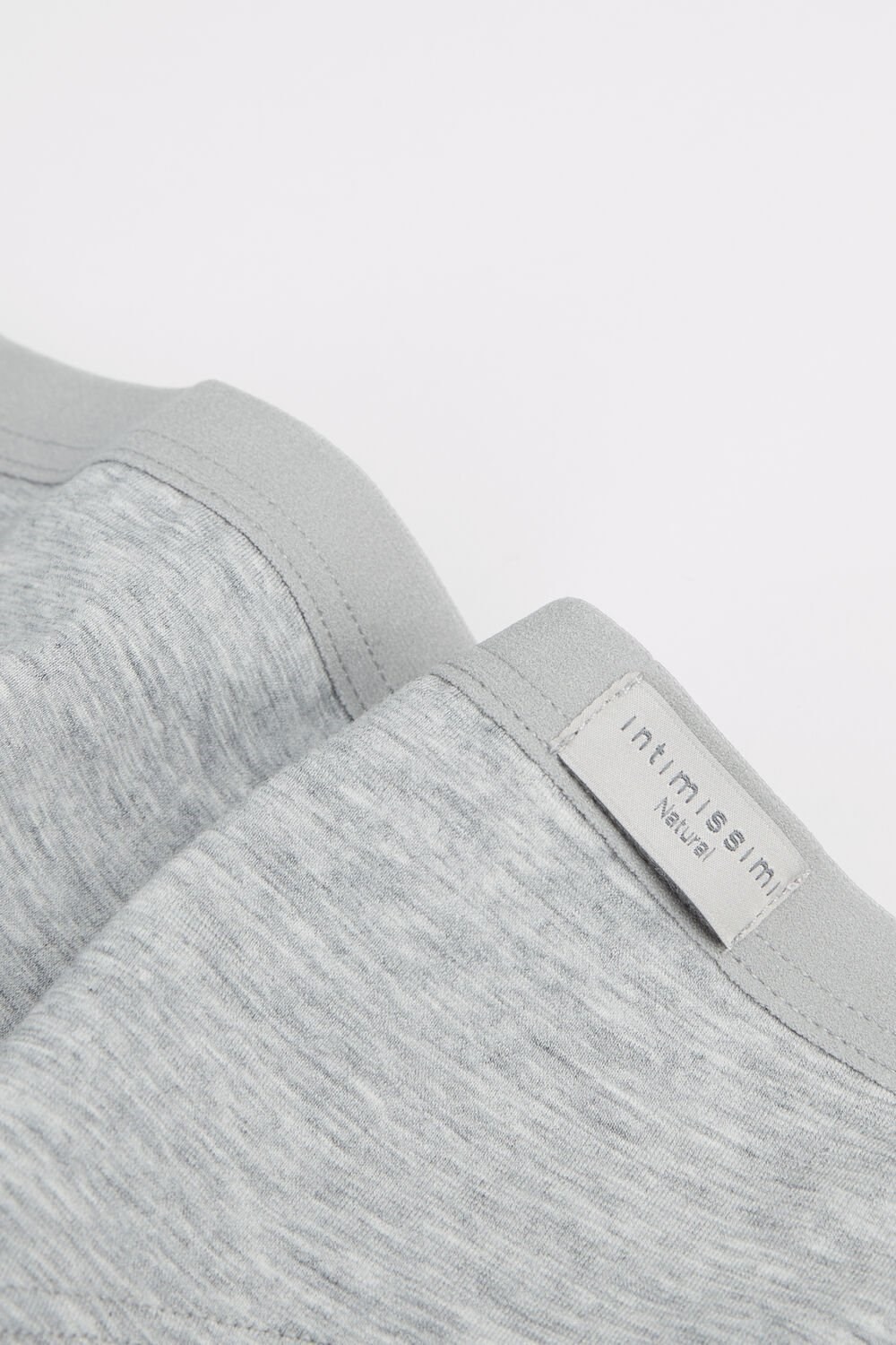 Grey - 031 - Light Heathered Grey Intimissimi Cozy Panties in Cotton | VEUHQ3217