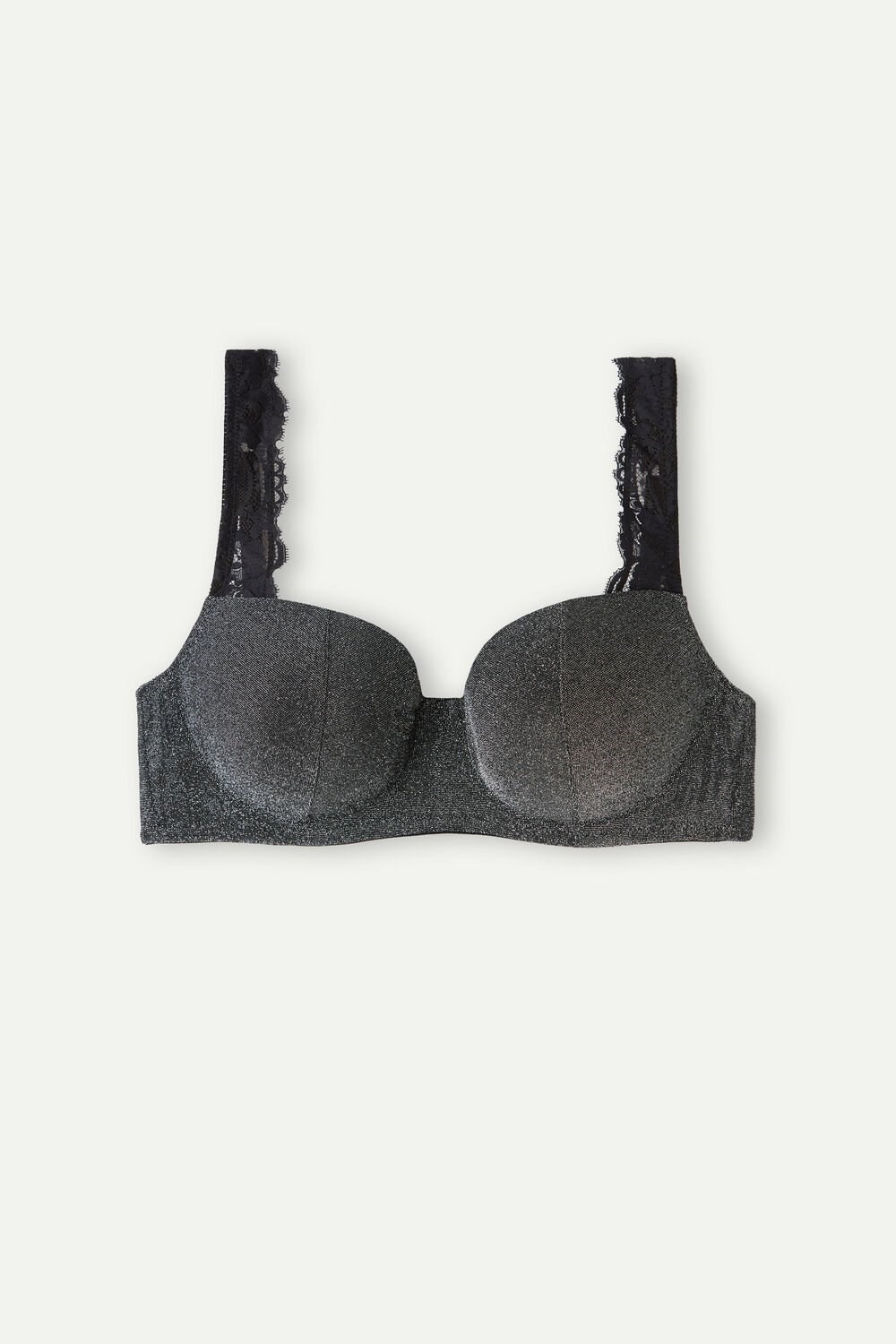 Grey - 139j - Silver Intimissimi Shimmer All Night Love Sofia Balconette Bra | NSEOI5740