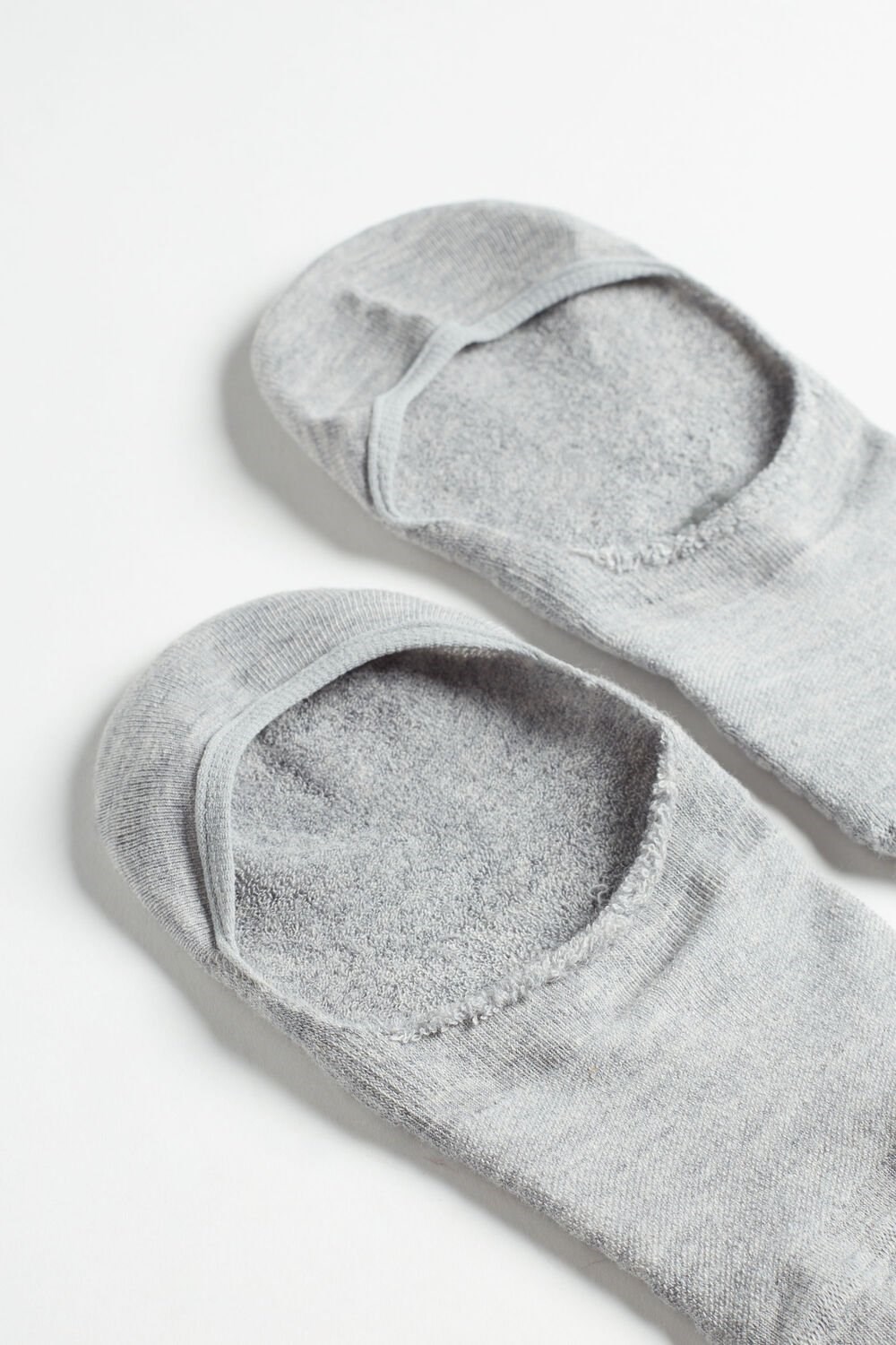 Grey - 2000 - Gray Sweatshirt Intimissimi Terrycloth Shoe Liners | EPVHD5682