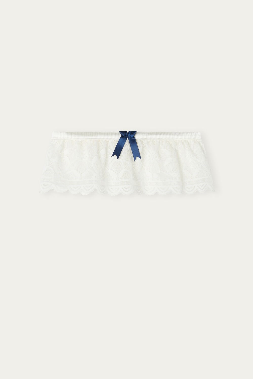 Ivory - 2127 - Talc White Intimissimi Lace Garter | FPOGU2194