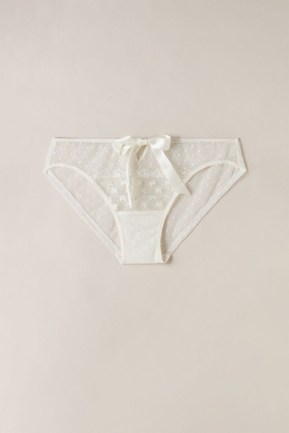 Ivory - 2127 - Talc White Intimissimi Love Cadeau Panties | CTHSE5047