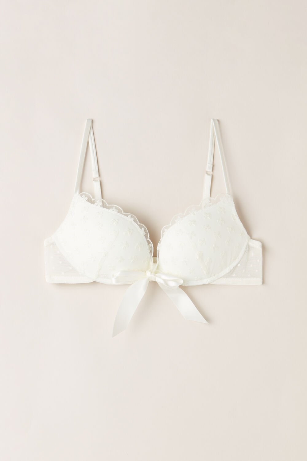 Ivory - 2127 - Talc White Intimissimi Love Cadeau Gioia Super Push-up Bra | XJRYQ7184