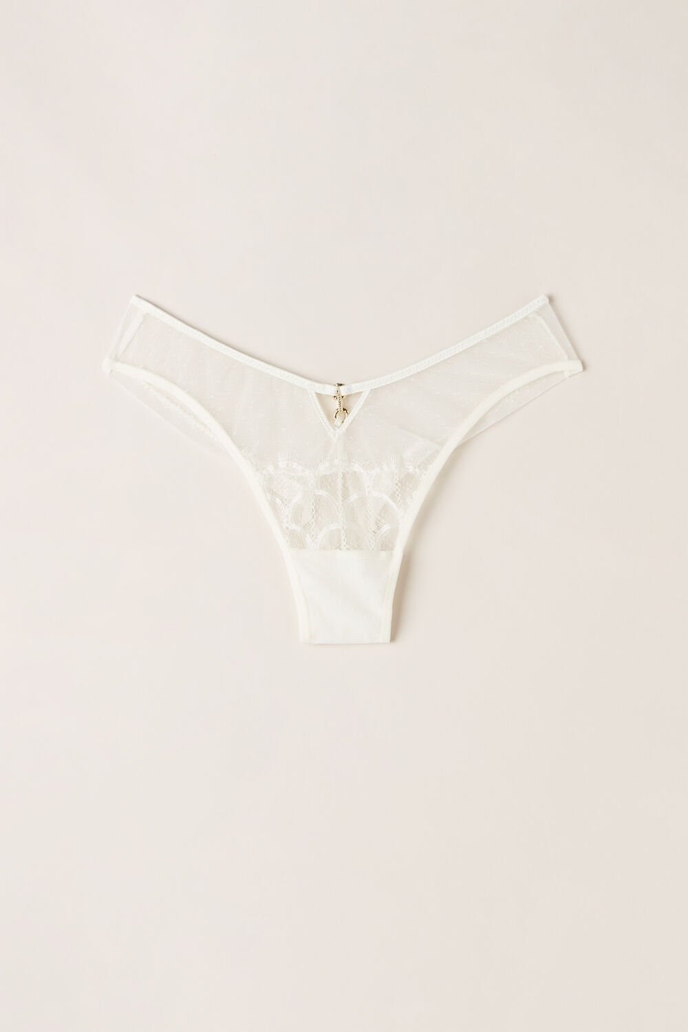 Ivory - 2127 - Talc White Intimissimi Pure Charme ‘80s Style Brazilian | SPQGT3589